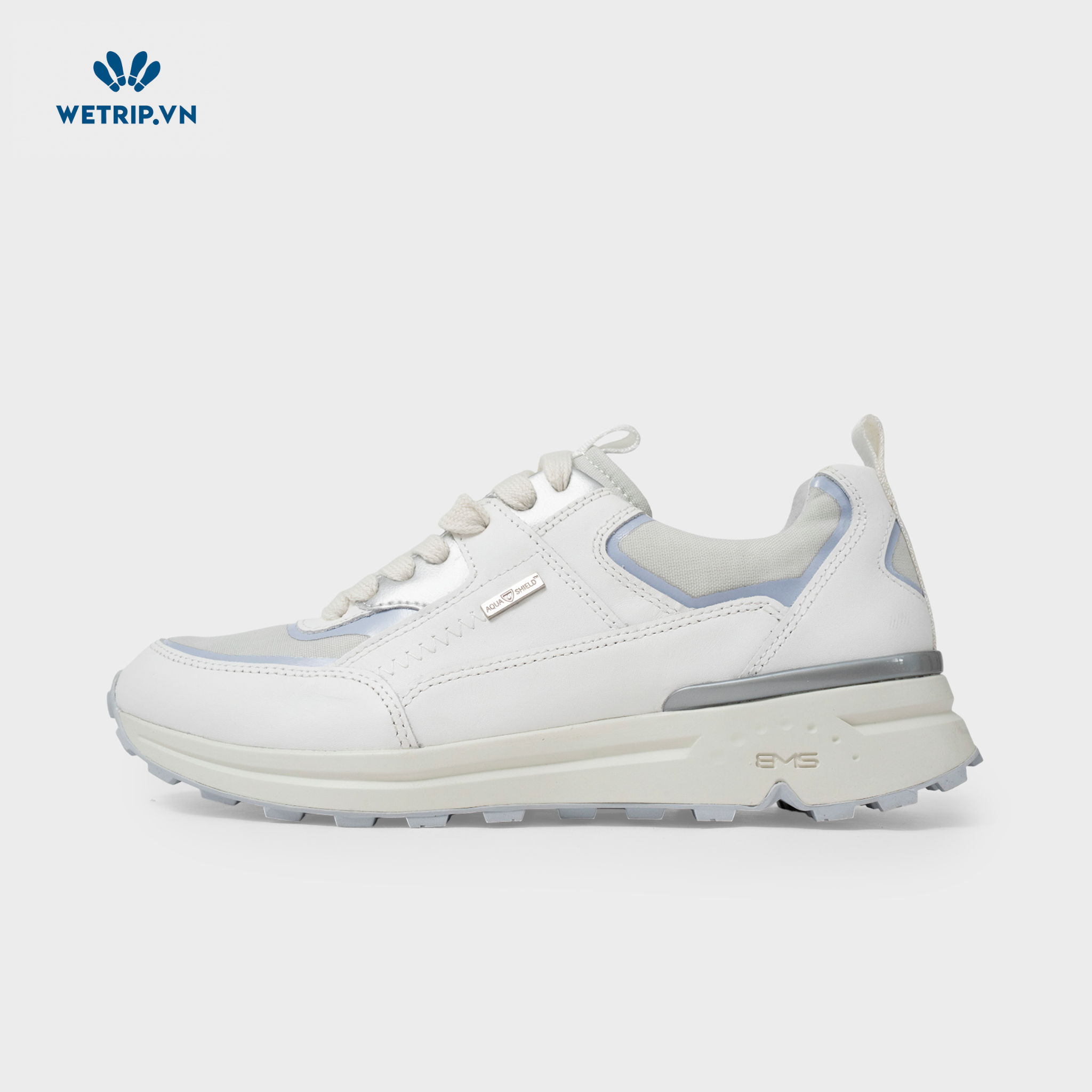 Sneaker Bussola (Kem viền xanh) Mã SN-BSL-117-D