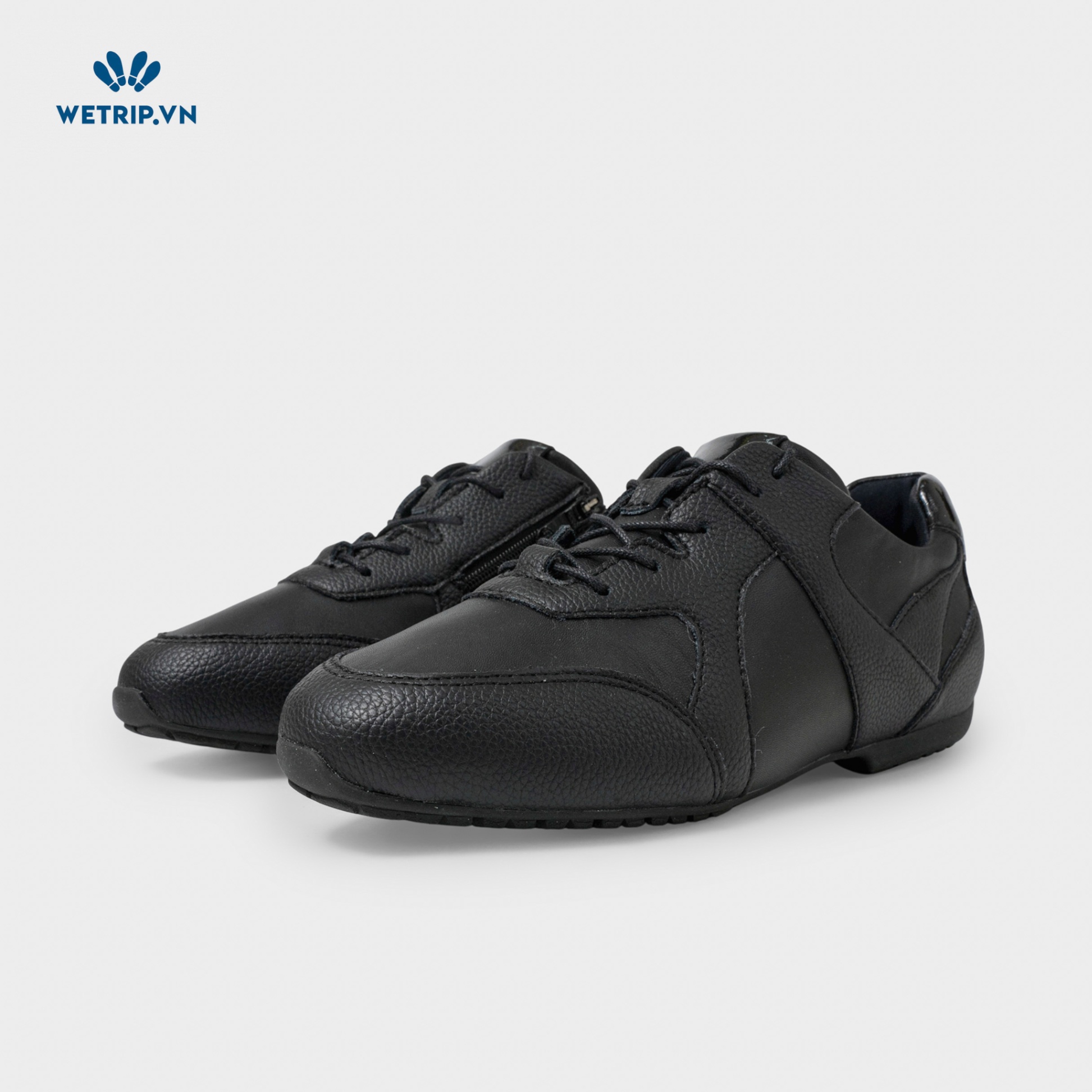 Sneaker Bussola (Da-Đen) Mã SN-BSL-146-A