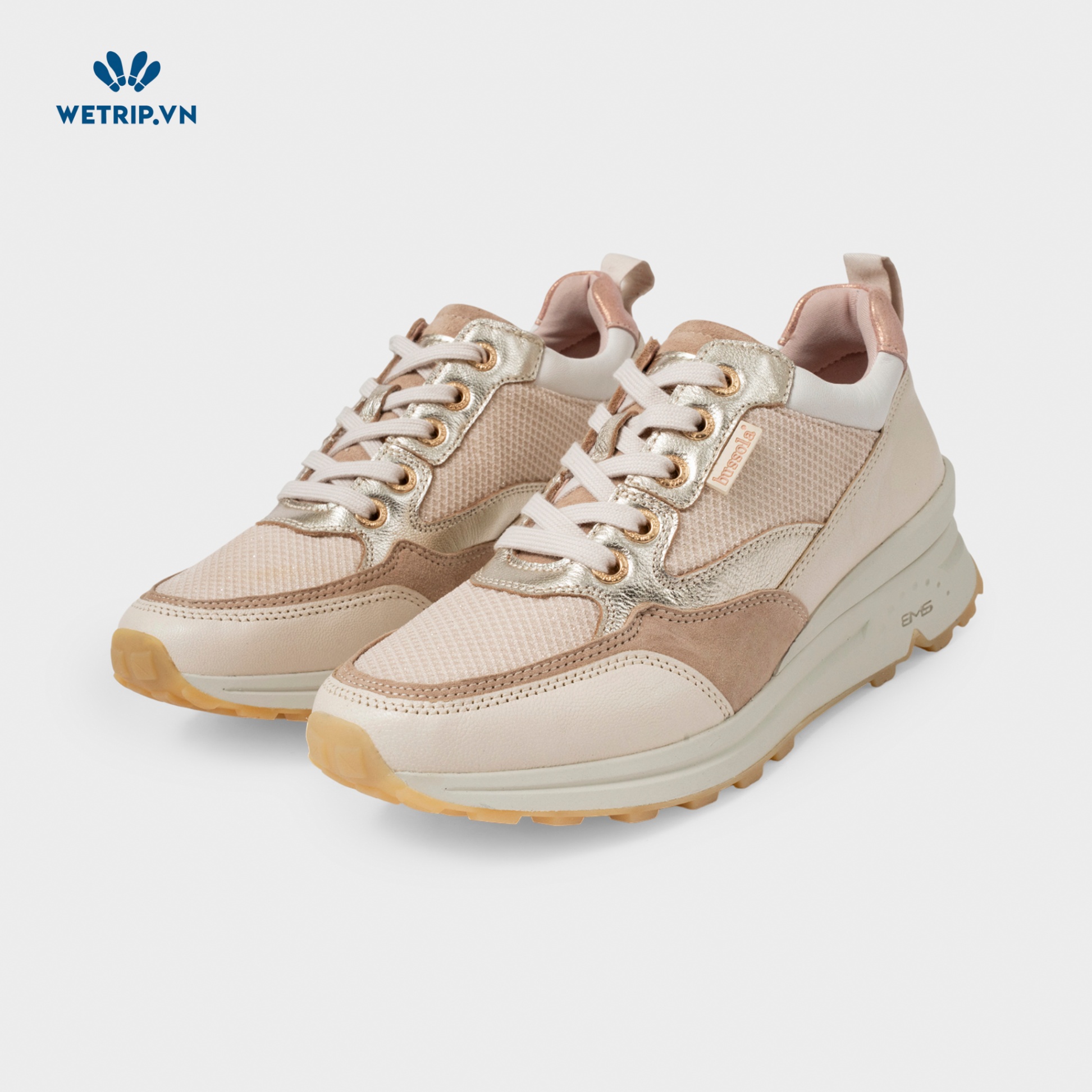 Sneaker Bussola (Kem) Mã SN-BSL-143-B