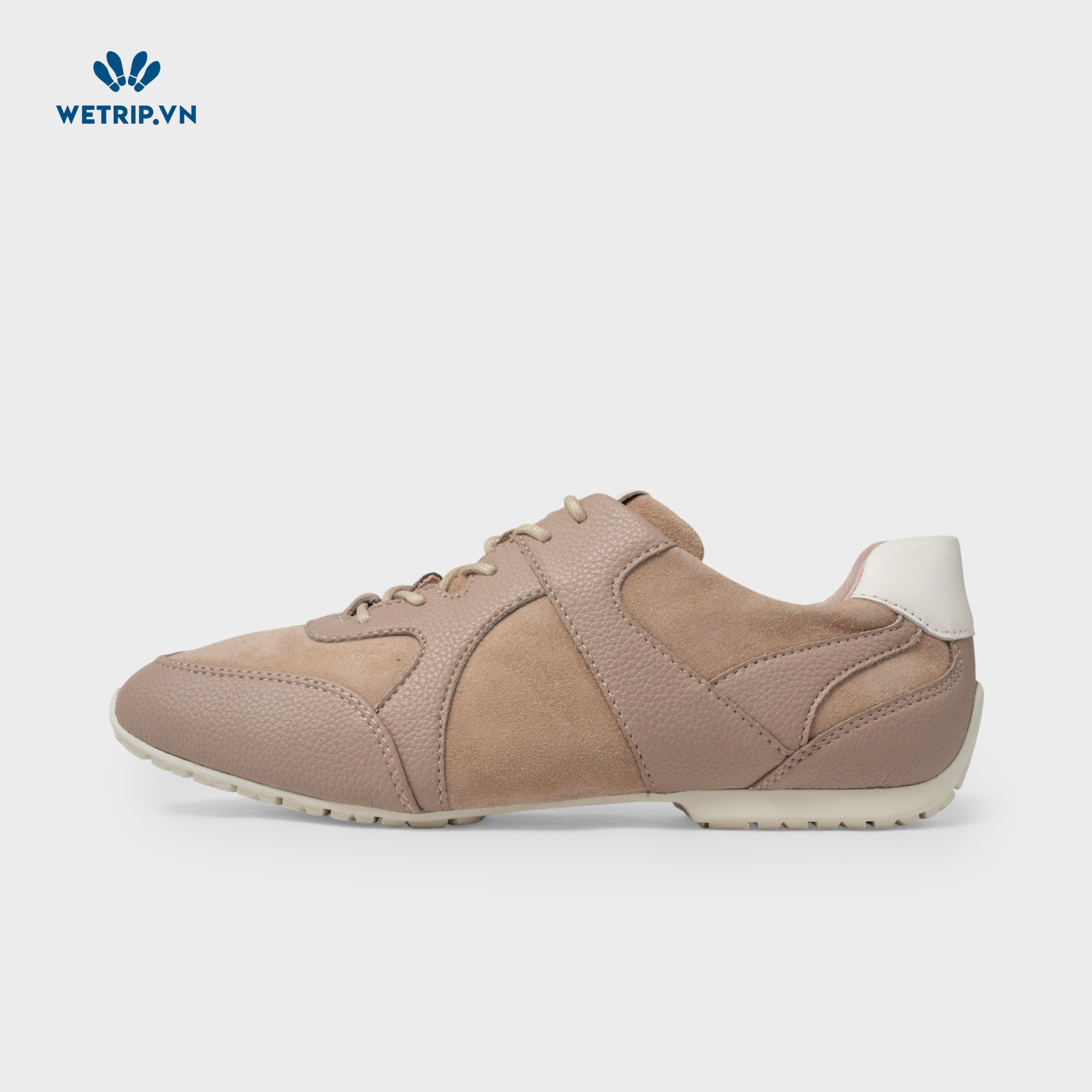 Sneaker Bussola (Nâu gót trắng) Mã SN-BSL-146-B