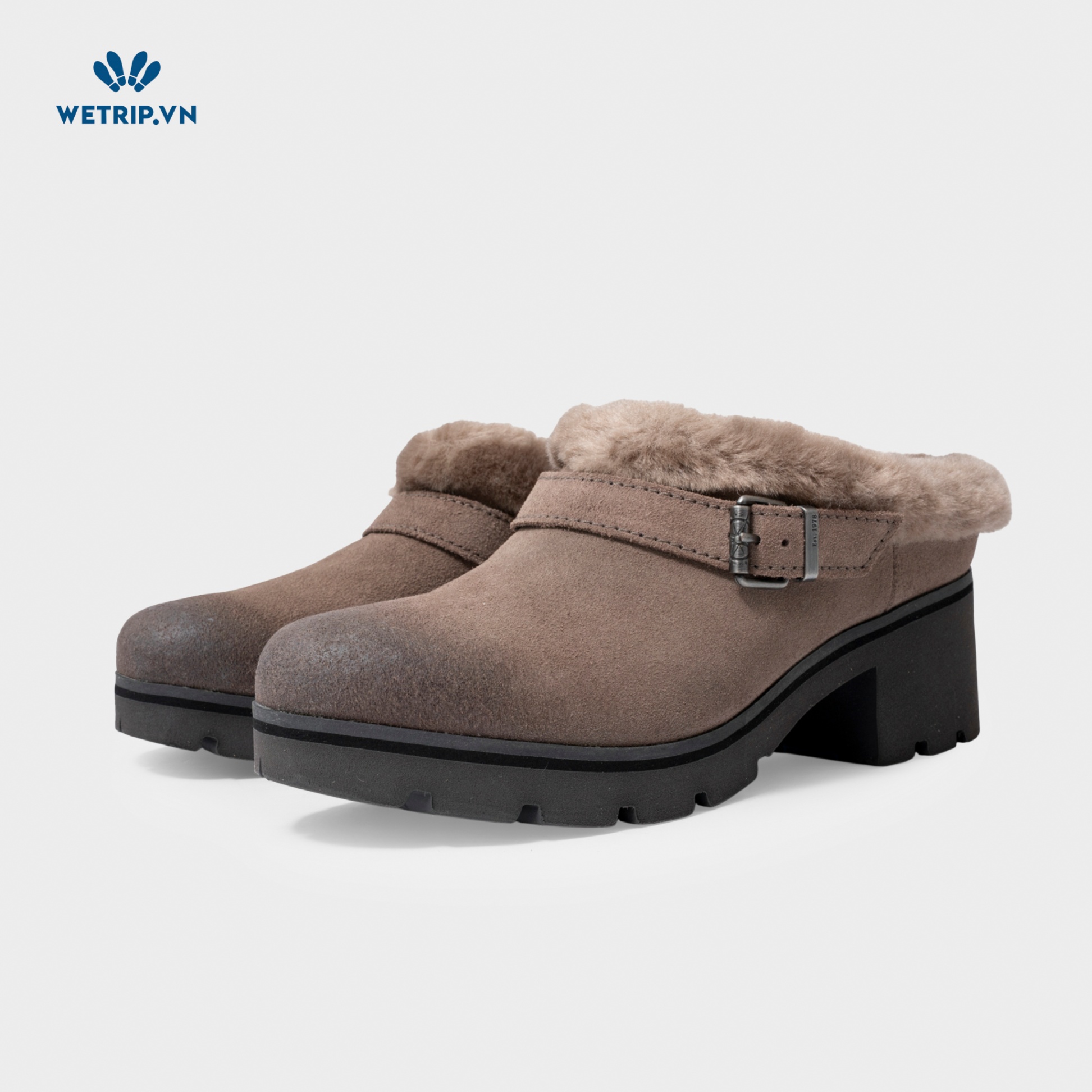 Mules Bussola (Da-Nâu đế đen) Mã ML-BSL-001-E