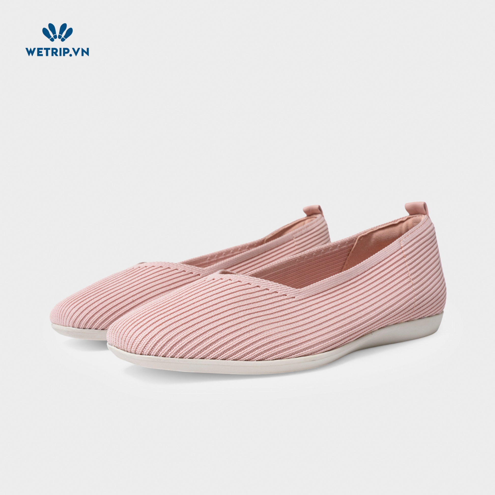 Giày Búp Bê Bussola (Vải-Hồng) Mã BB-BSL-020-D