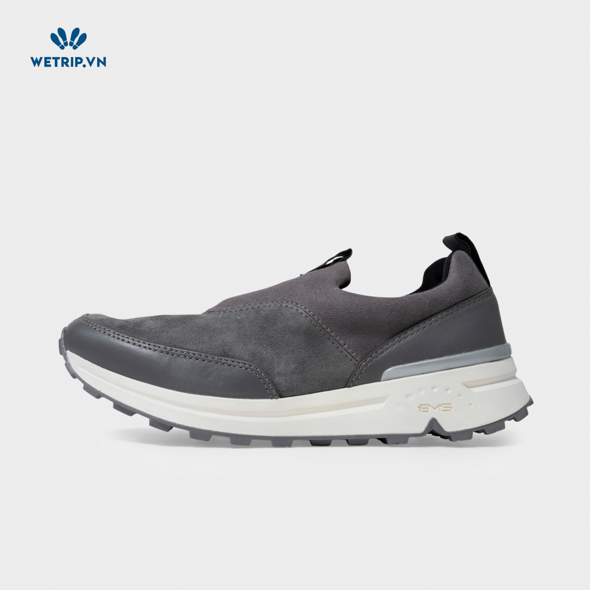 Slip-On Bussola (Da-Xám tro) Mã SLO-BSL-042-A