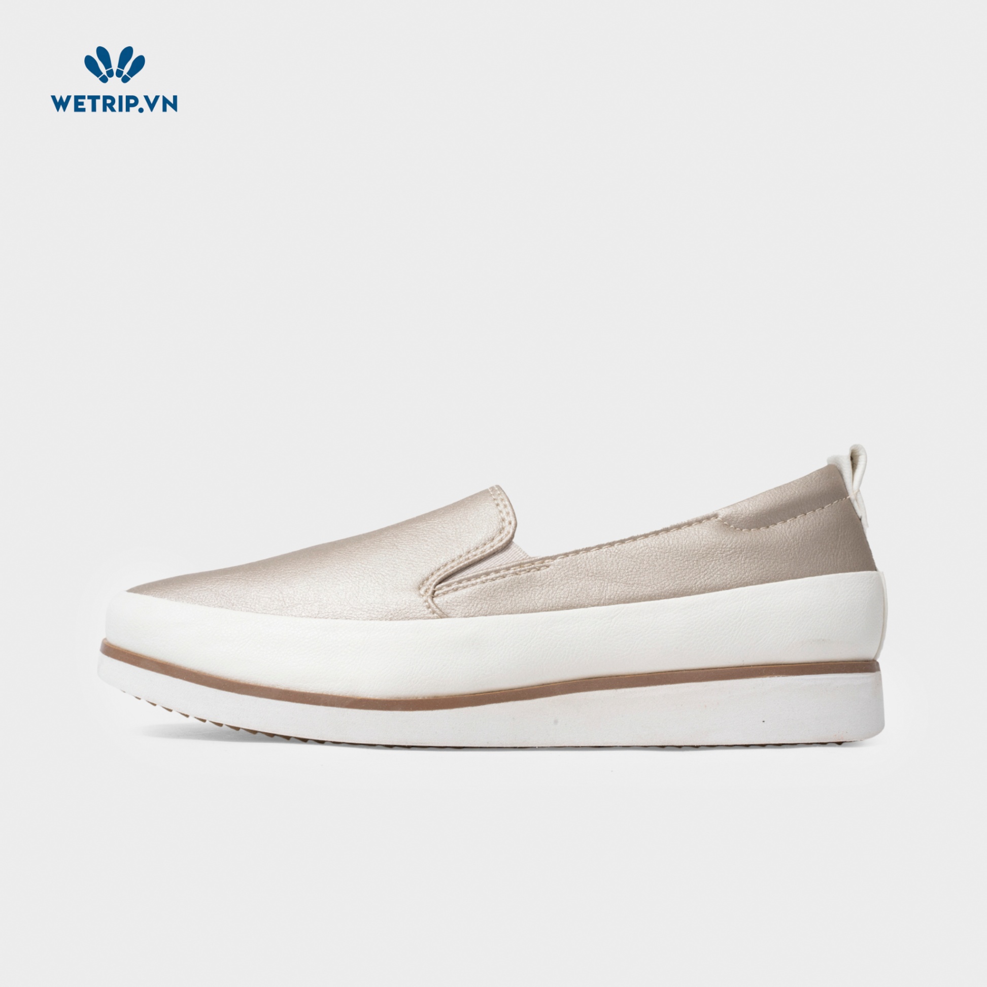 Slip-On Bussola (Da trơn-Be) Mã SLO-BSL-013-M1
