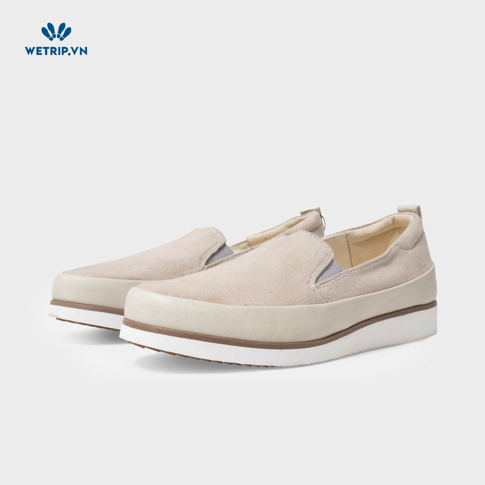 Slip-On Bussola (Da lộn-Be)Mã SLO-BSL-013-M2