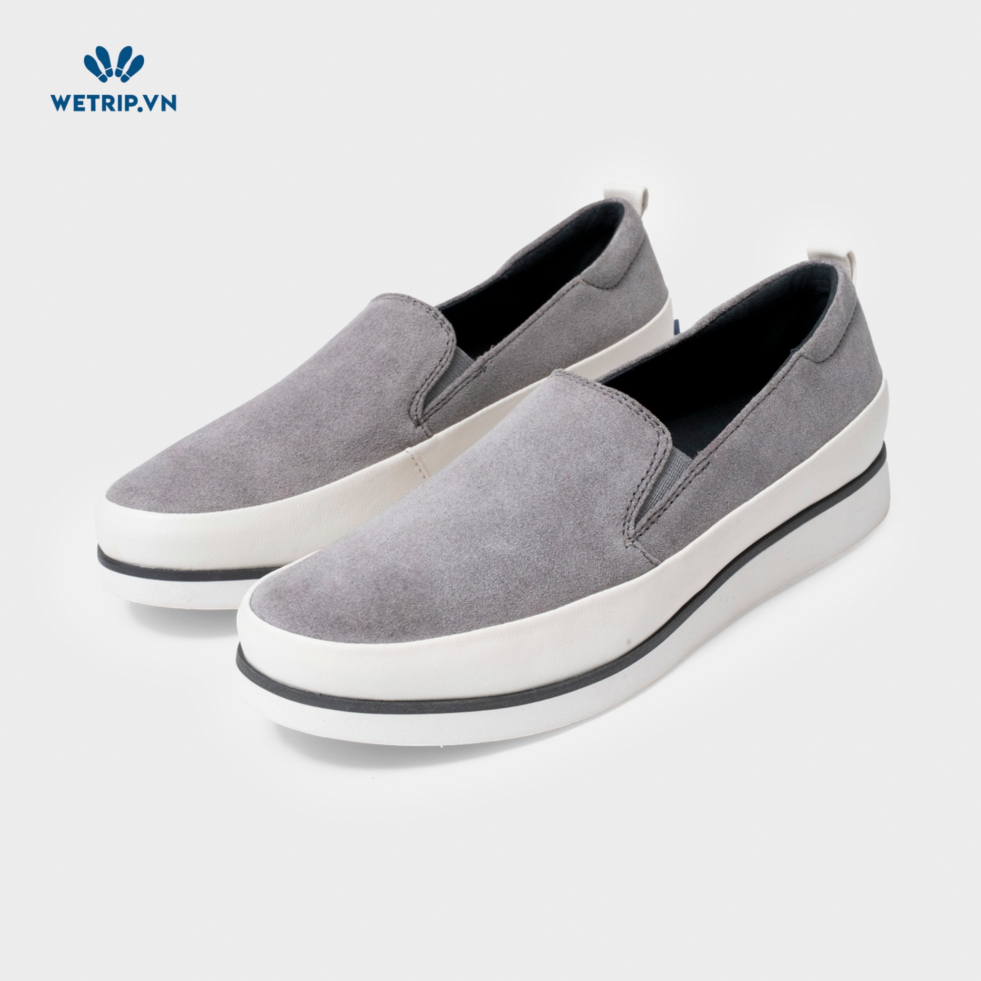Slip-On Bussola (Da-xám đậm) Mã SLO-BSL-013-G4