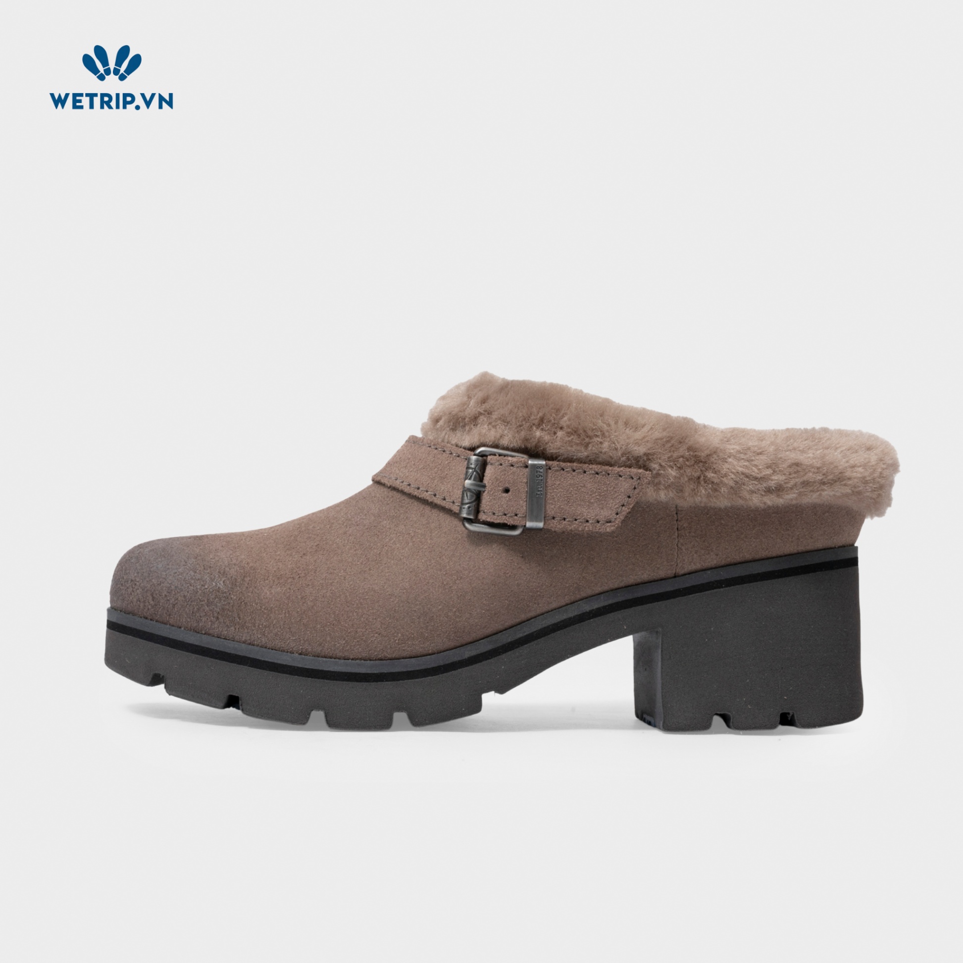 Mules Bussola (Da-Nâu đế đen) Mã ML-BSL-001-E