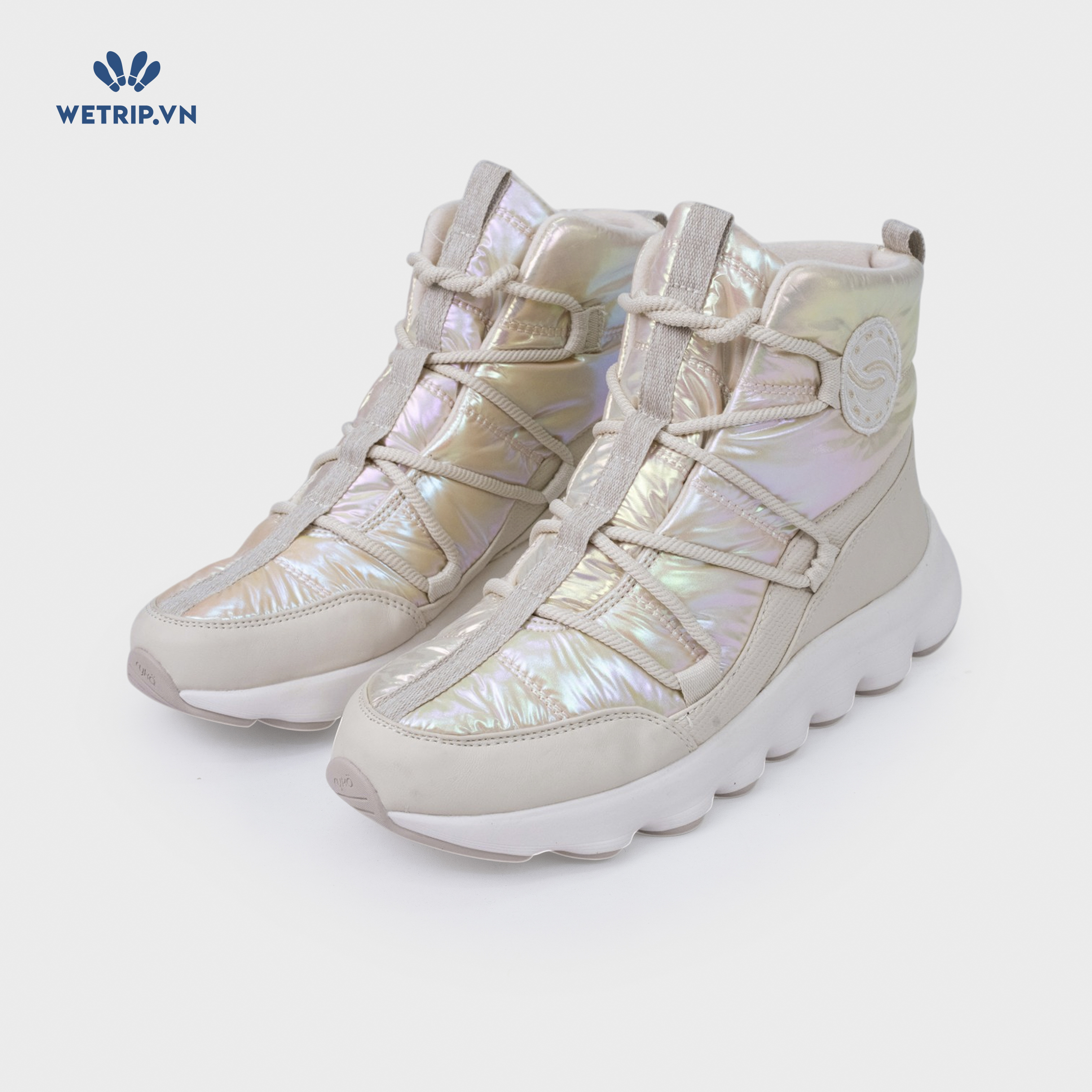 Boots Mắt Cá Đế Bằng RYKA (Vàng kim đế trắng) Mã BMC-DB-RYKA-004-B