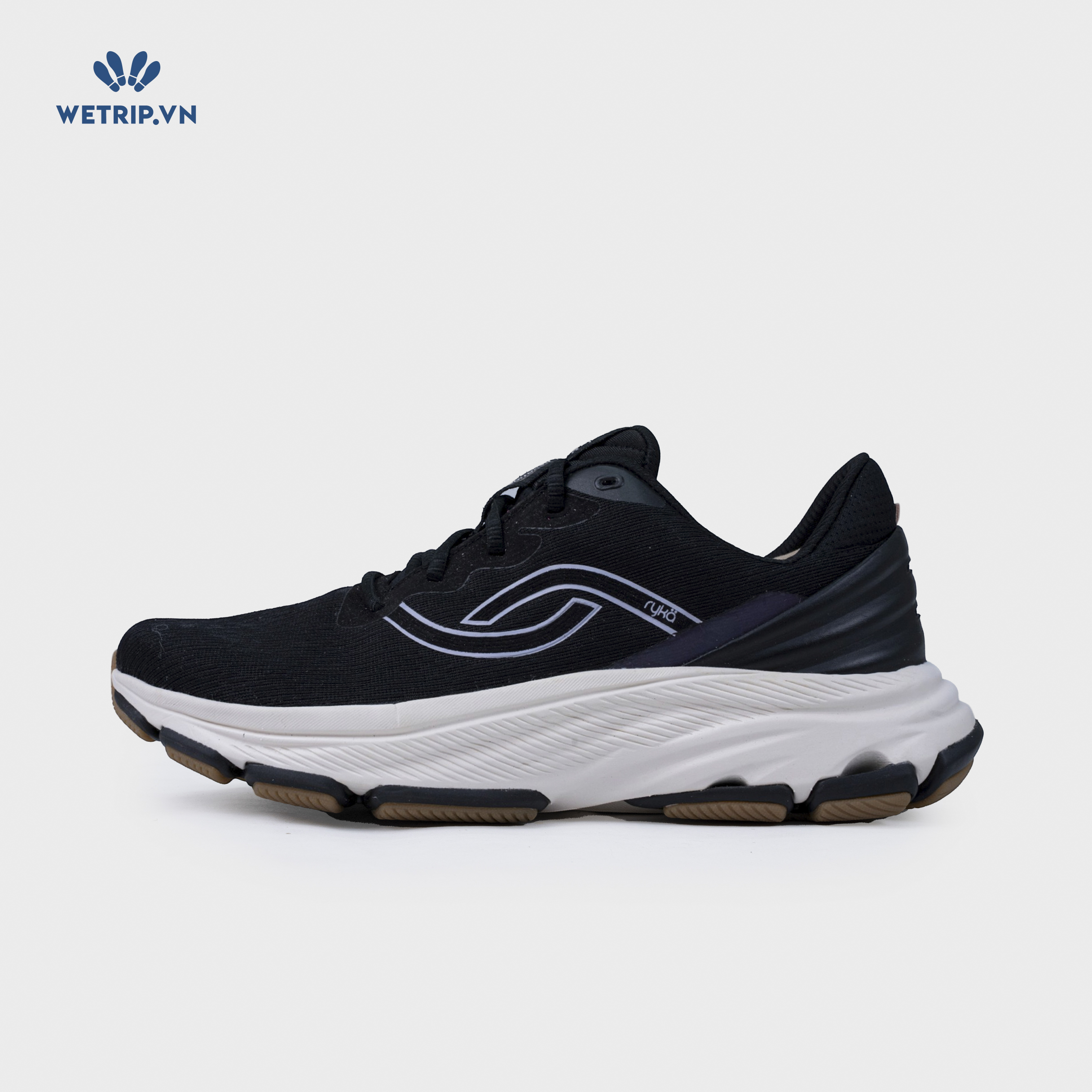 Sneakers RYKA (Đen đế trắng) Mã SN-RYKA-038-A
