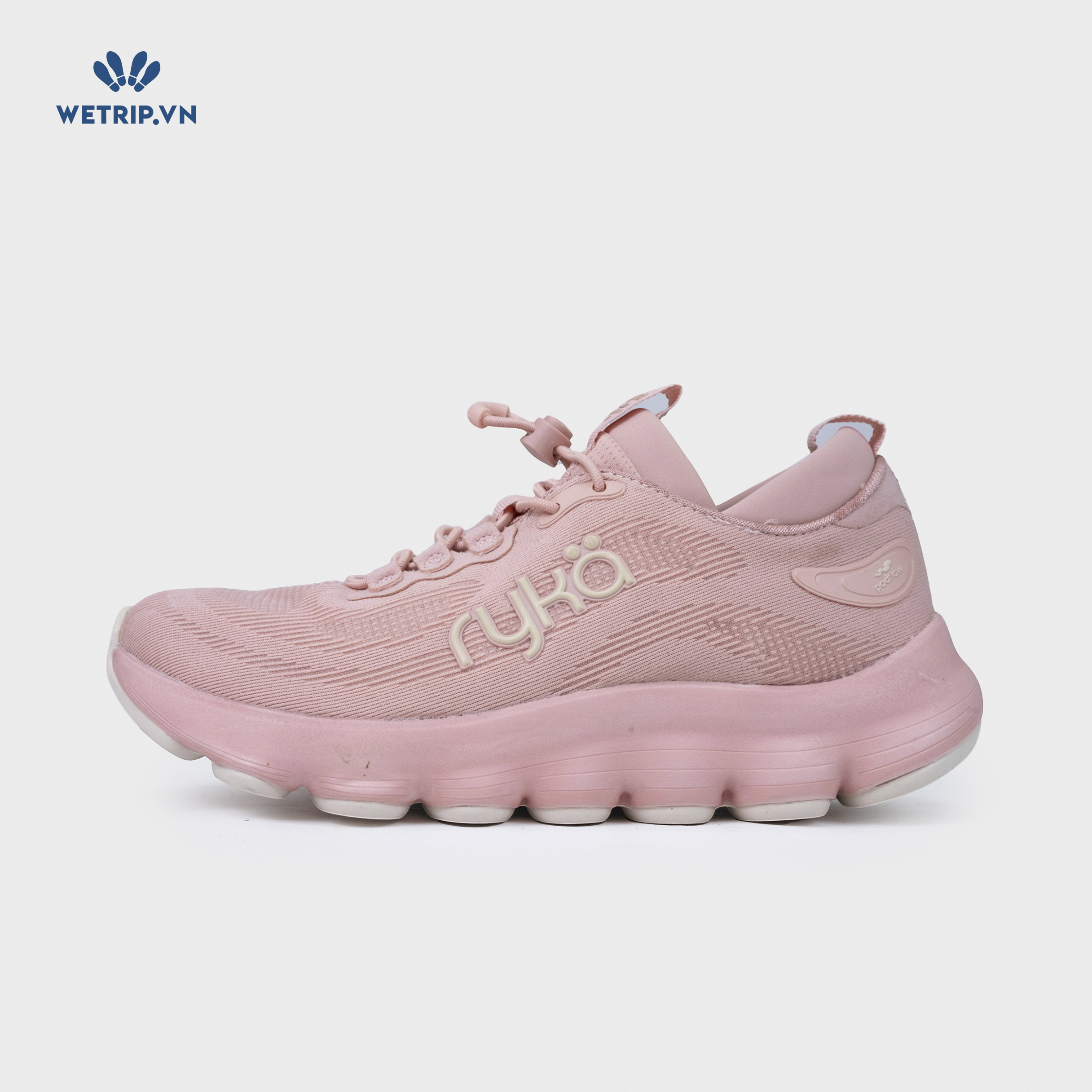 Sneakers RYKA (Vải hồng) Mã SN-RYKA-024-D