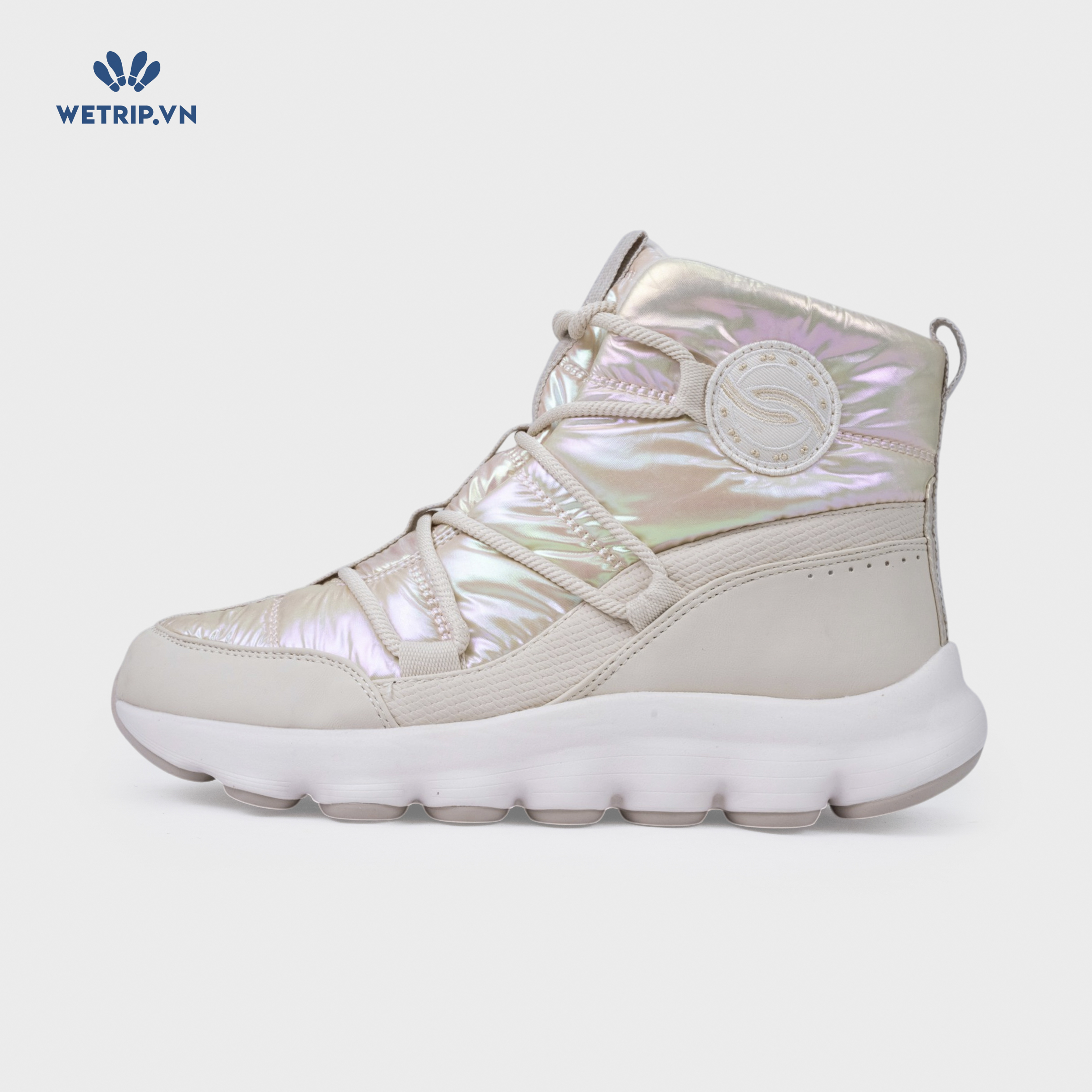 Boots Mắt Cá Đế Bằng RYKA (Vàng kim đế trắng) Mã BMC-DB-RYKA-004-B