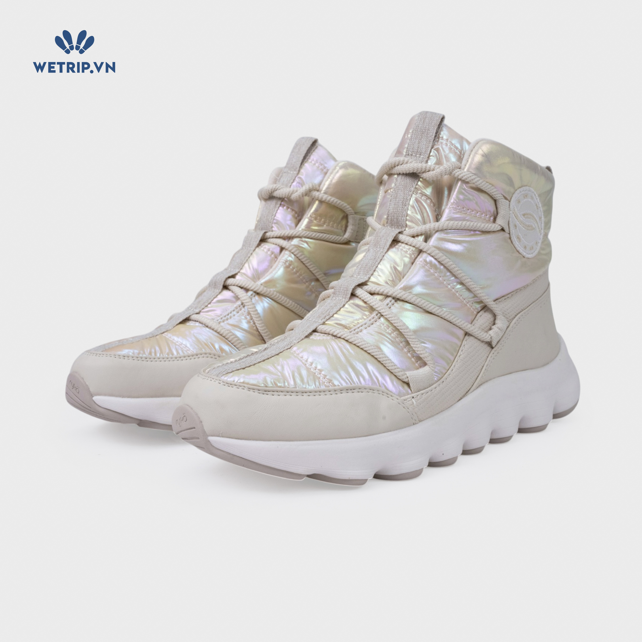 Boots Mắt Cá Đế Bằng RYKA (Vàng kim đế trắng) Mã BMC-DB-RYKA-004-B