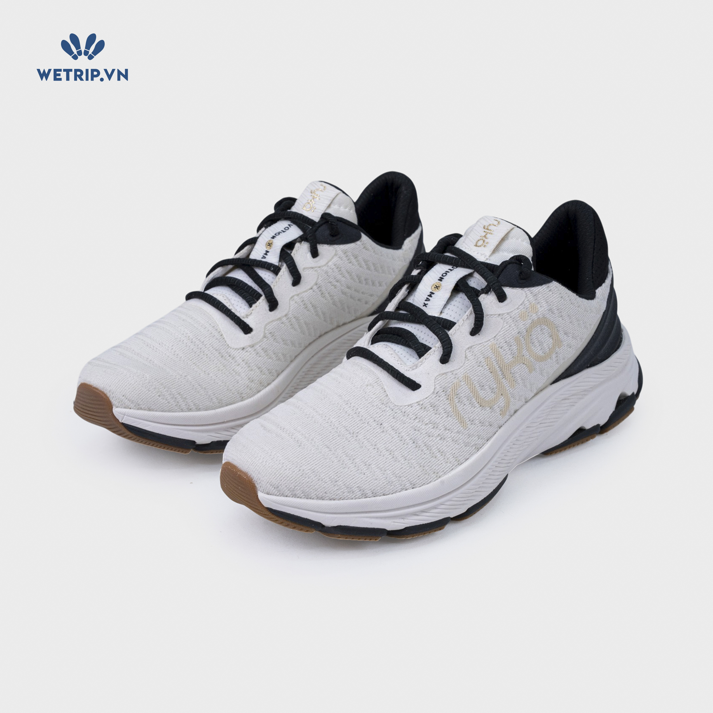 Sneakers RYKA (Kem gót đen) Mã SN-RYKA-039-B