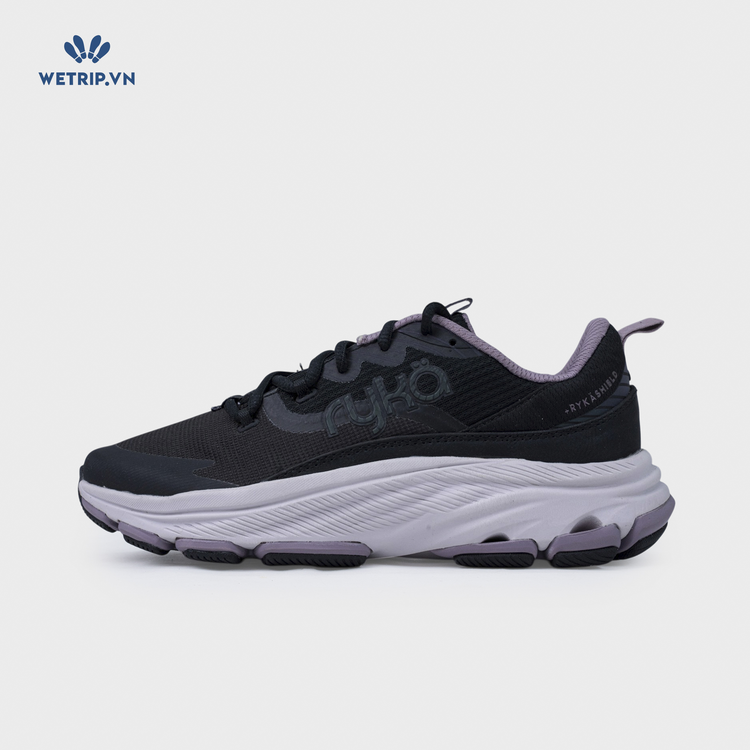 Sneakers RYKA (Đen đế trắng) Mã SN-RYKA-032-A
