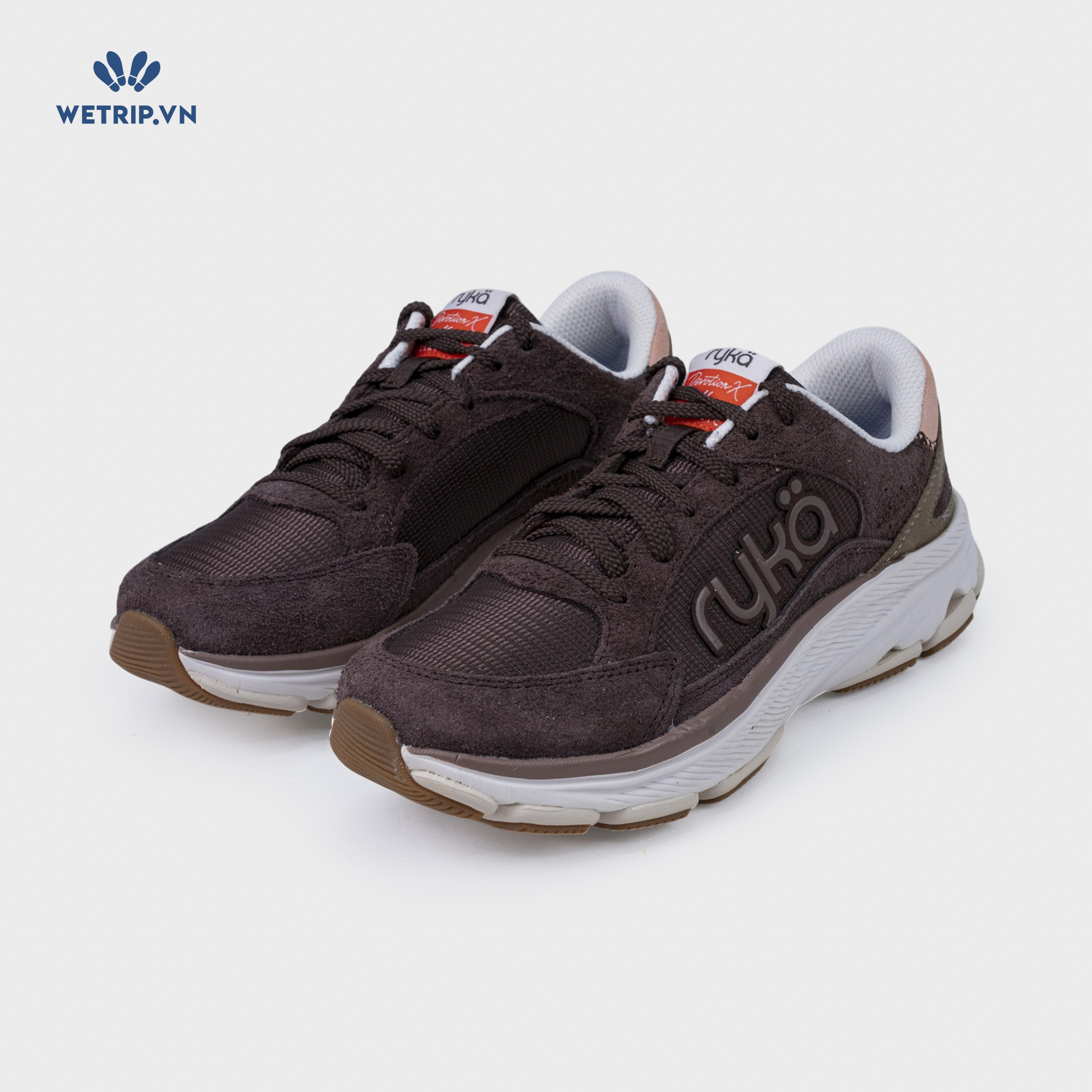 Sneakers RYKA (Nâu đế trắng) Mã SN-RYKA-040-B