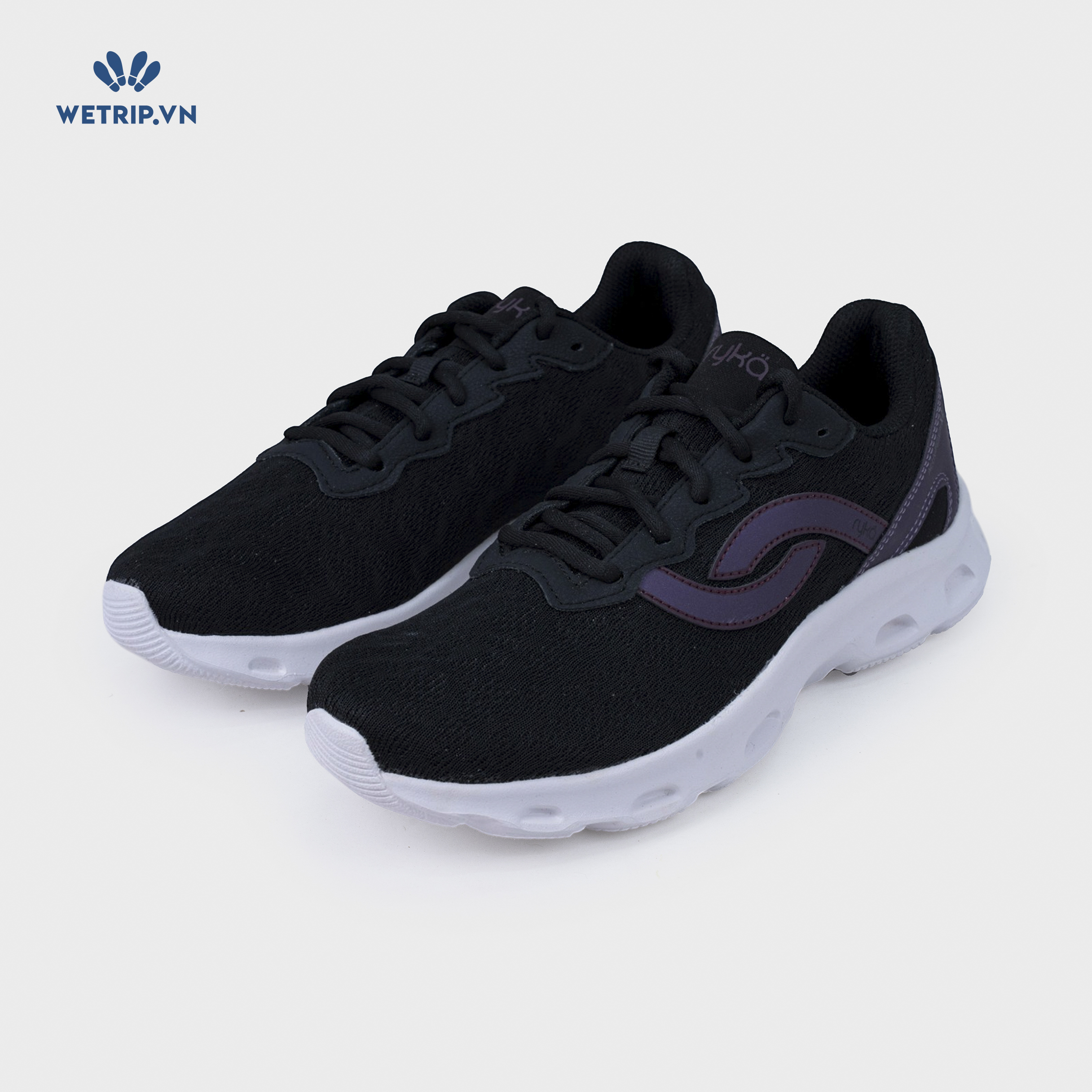 Sneakers RYKA (Đen đế trắng) Mã SN-RYKA-036-A