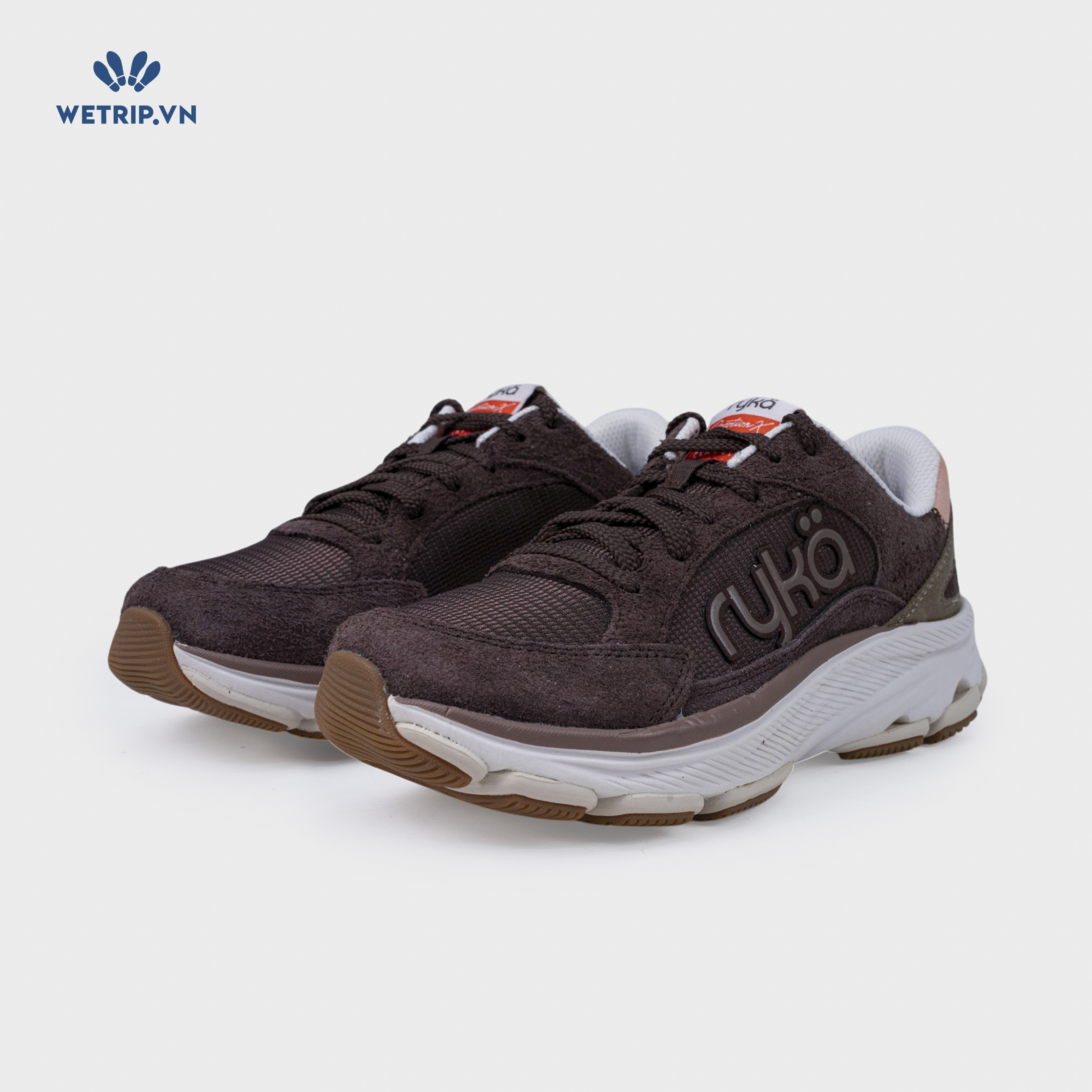 Sneakers RYKA (Nâu đế trắng) Mã SN-RYKA-040-B