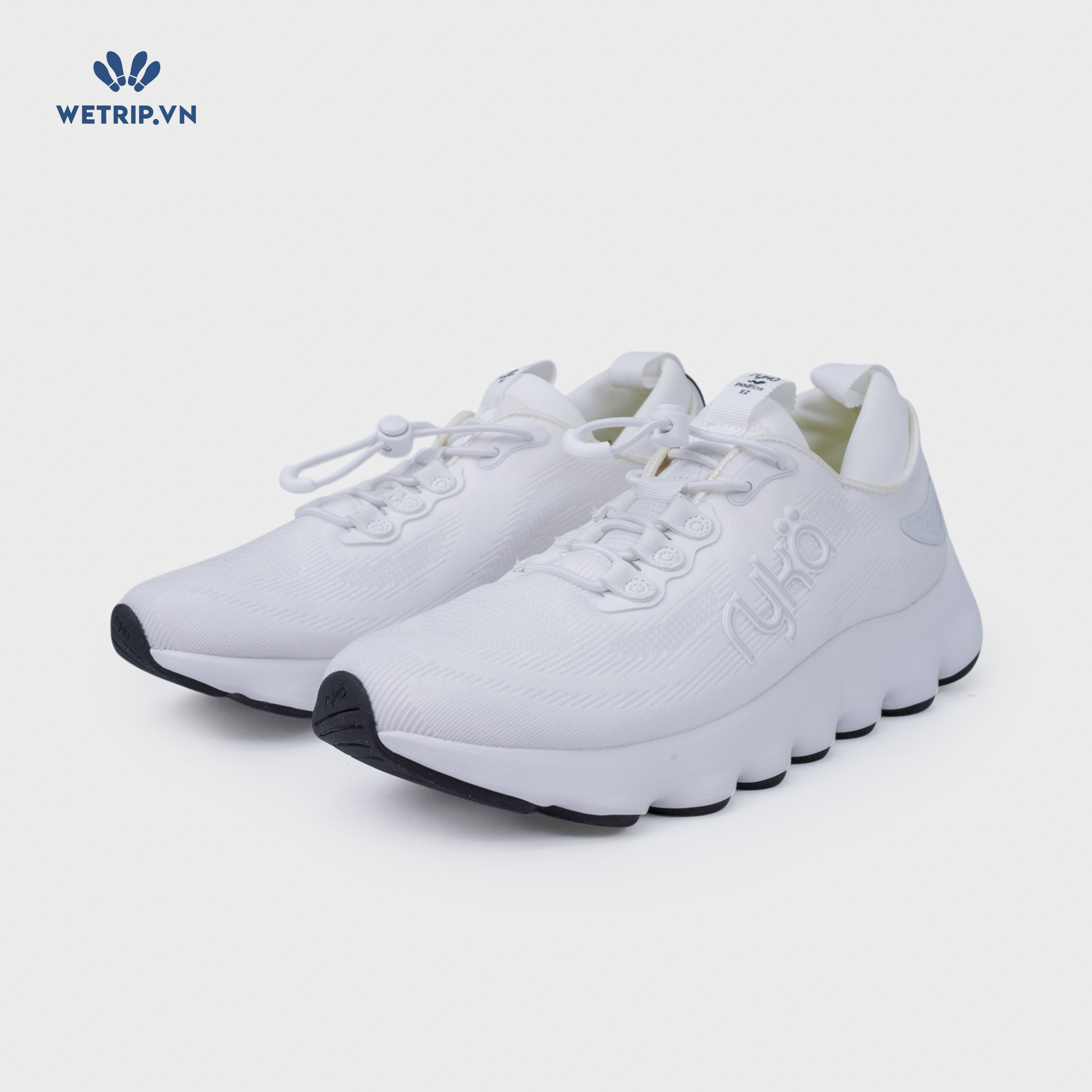Sneakers RYKA (Trắng, mũi giày đen) Mã SN-RYKA-024-C