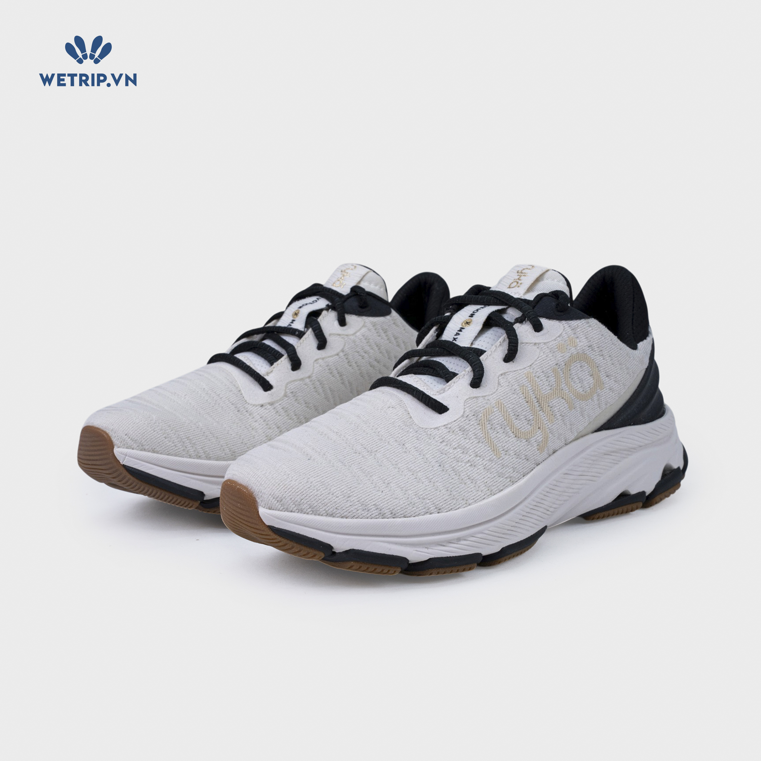 Sneakers RYKA (Kem gót đen) Mã SN-RYKA-039-B