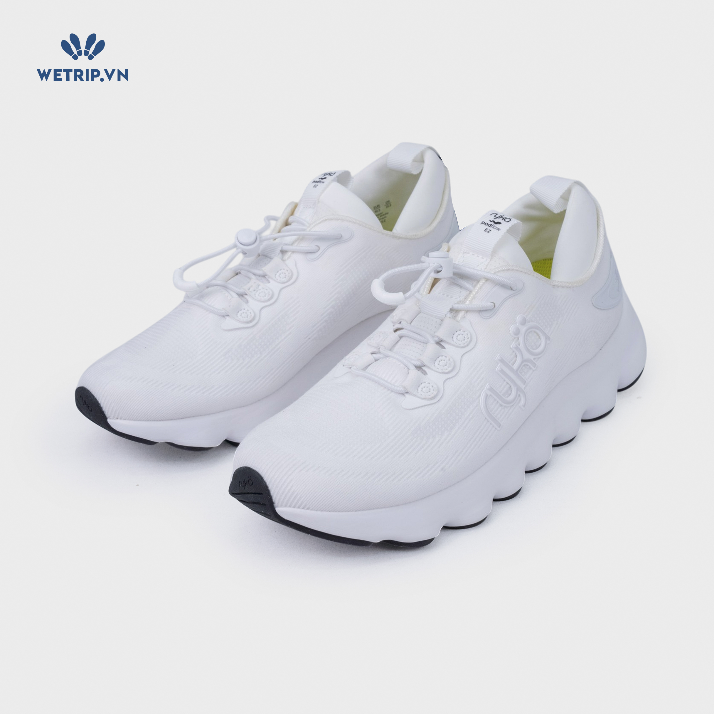 Sneakers RYKA (Trắng, mũi giày đen) Mã SN-RYKA-024-C
