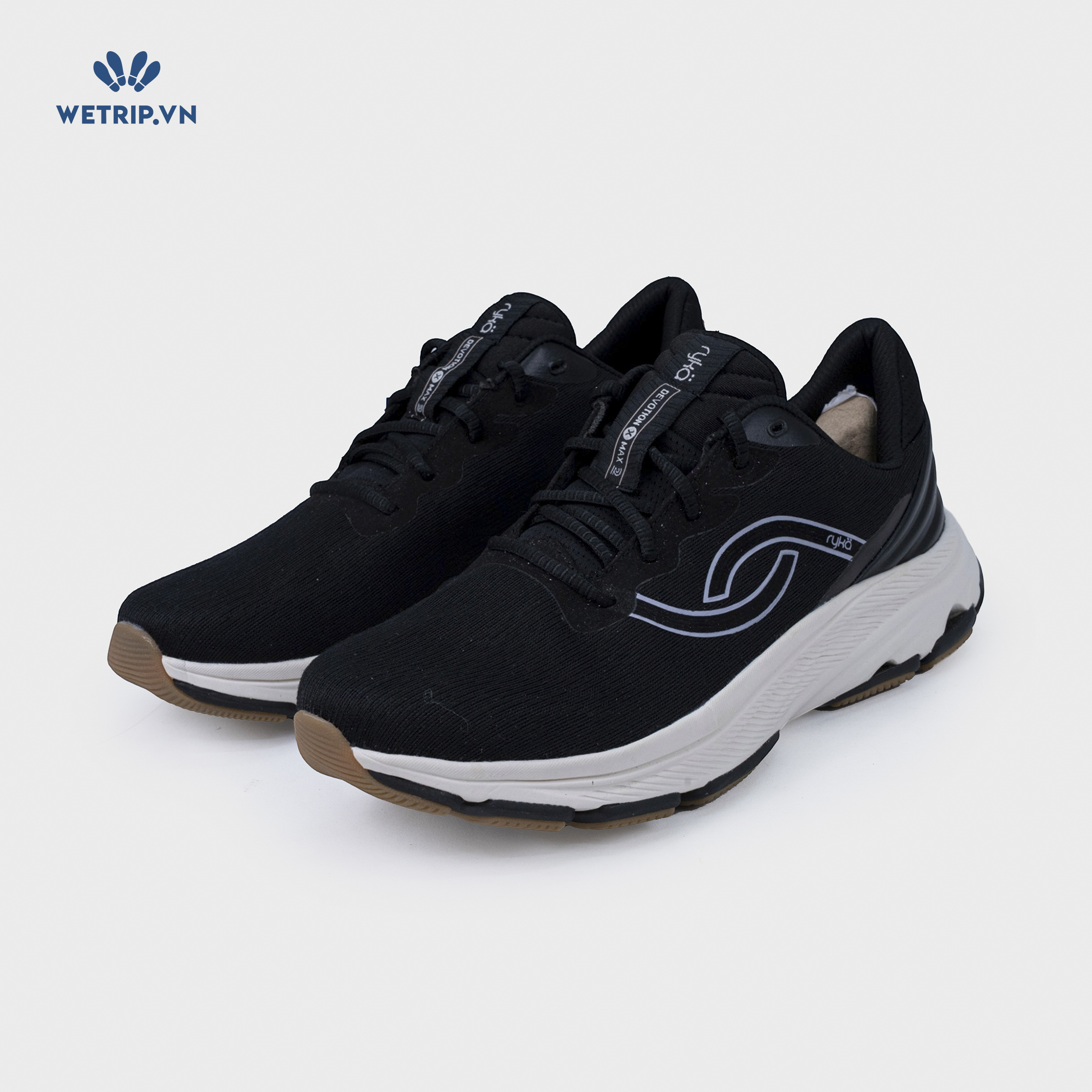 Sneakers RYKA (Đen đế trắng) Mã SN-RYKA-038-A