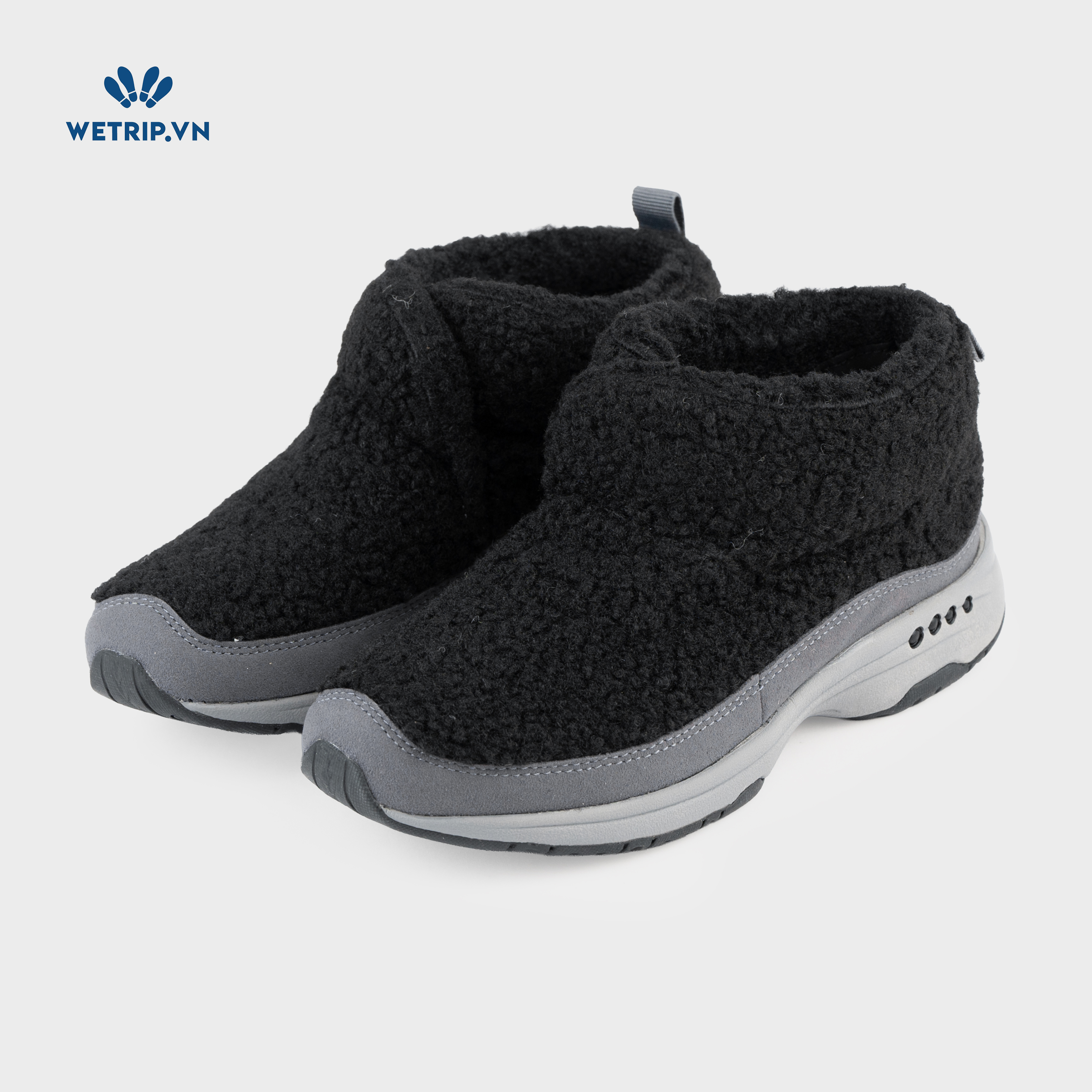 Boots Mắt Cá Đế Bằng We_EasySpirit (Đen) Mã BMC-DB-EAS-003-A
