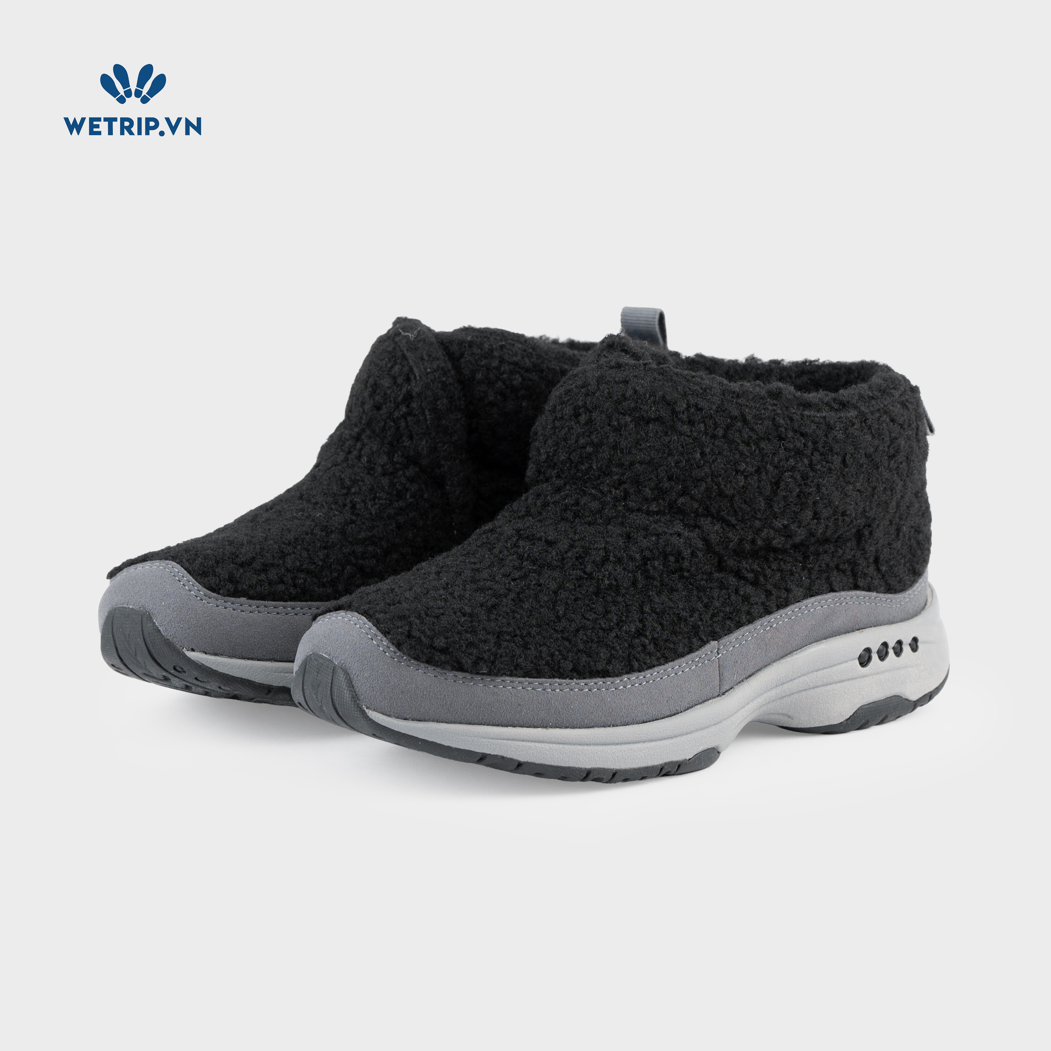 Boots Mắt Cá Đế Bằng We_EasySpirit (Đen) Mã BMC-DB-EAS-003-A