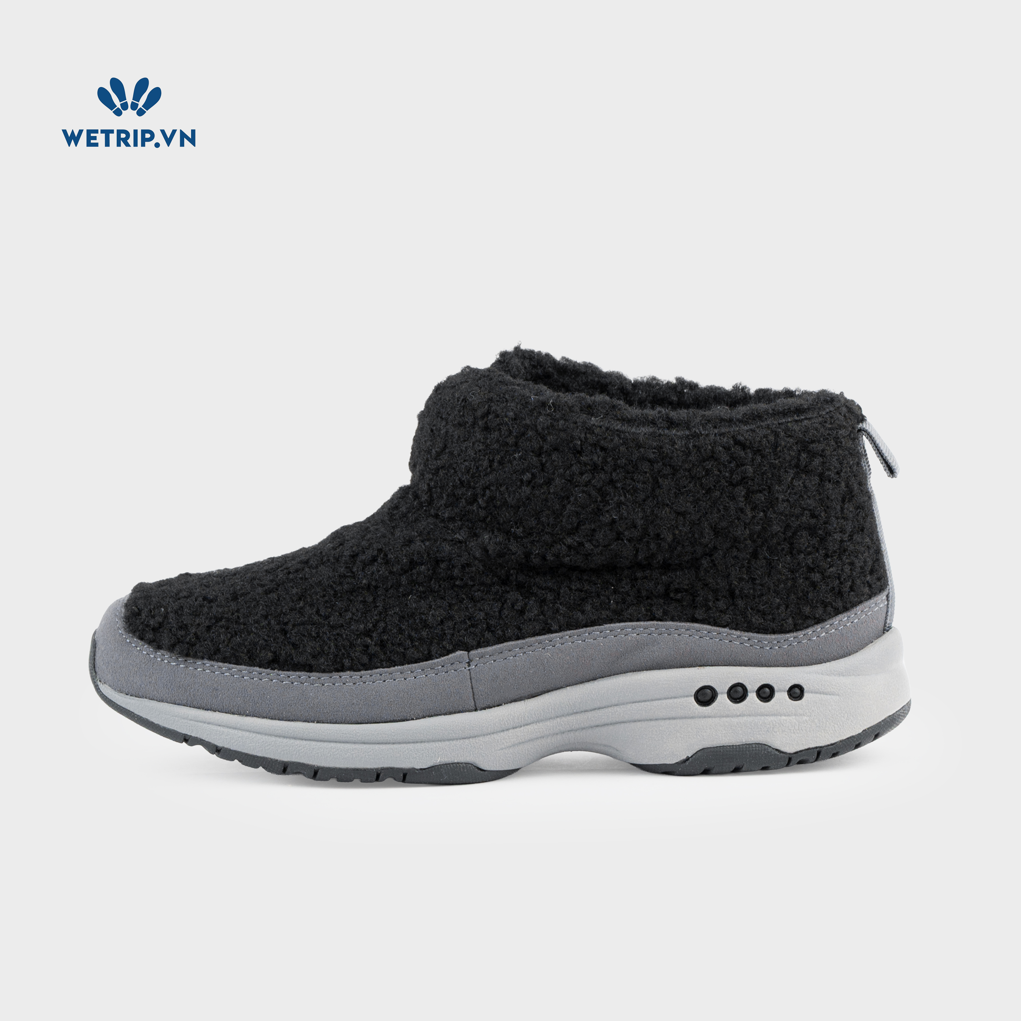 Boots Mắt Cá Đế Bằng We_EasySpirit (Đen) Mã BMC-DB-EAS-003-A