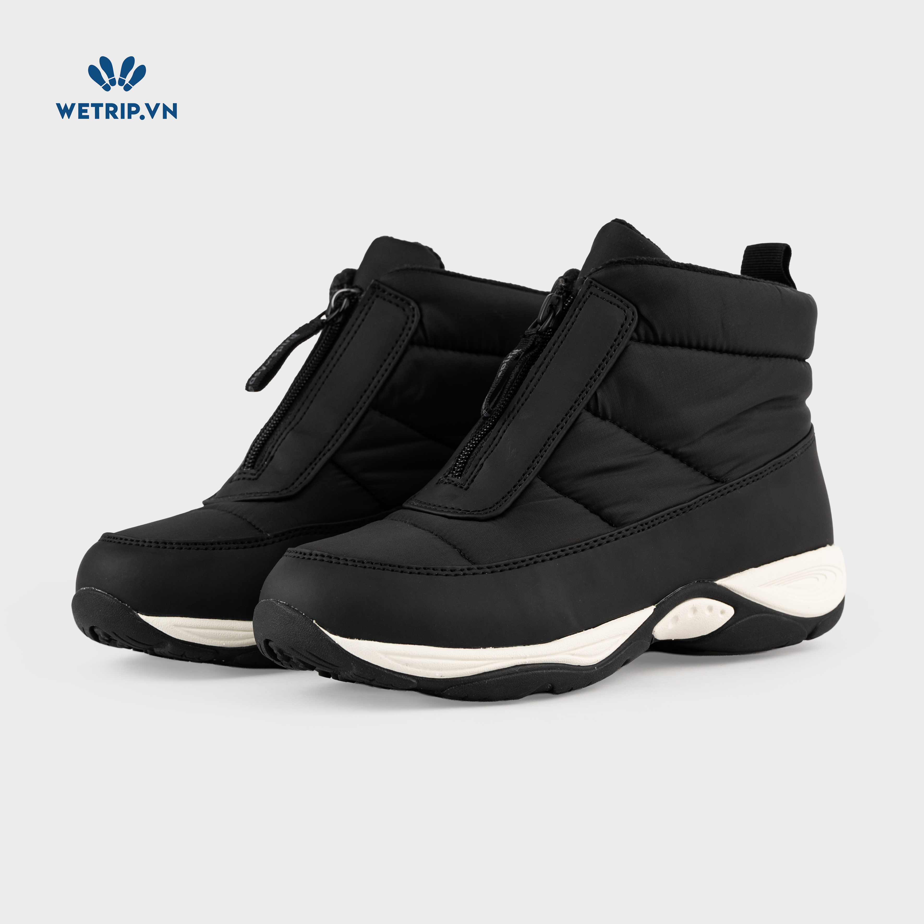 Boots Mắt Cá Đế Bằng We_EasySpirit (Đen) (Unisex) Mã BMC-DB-EAS-002-A