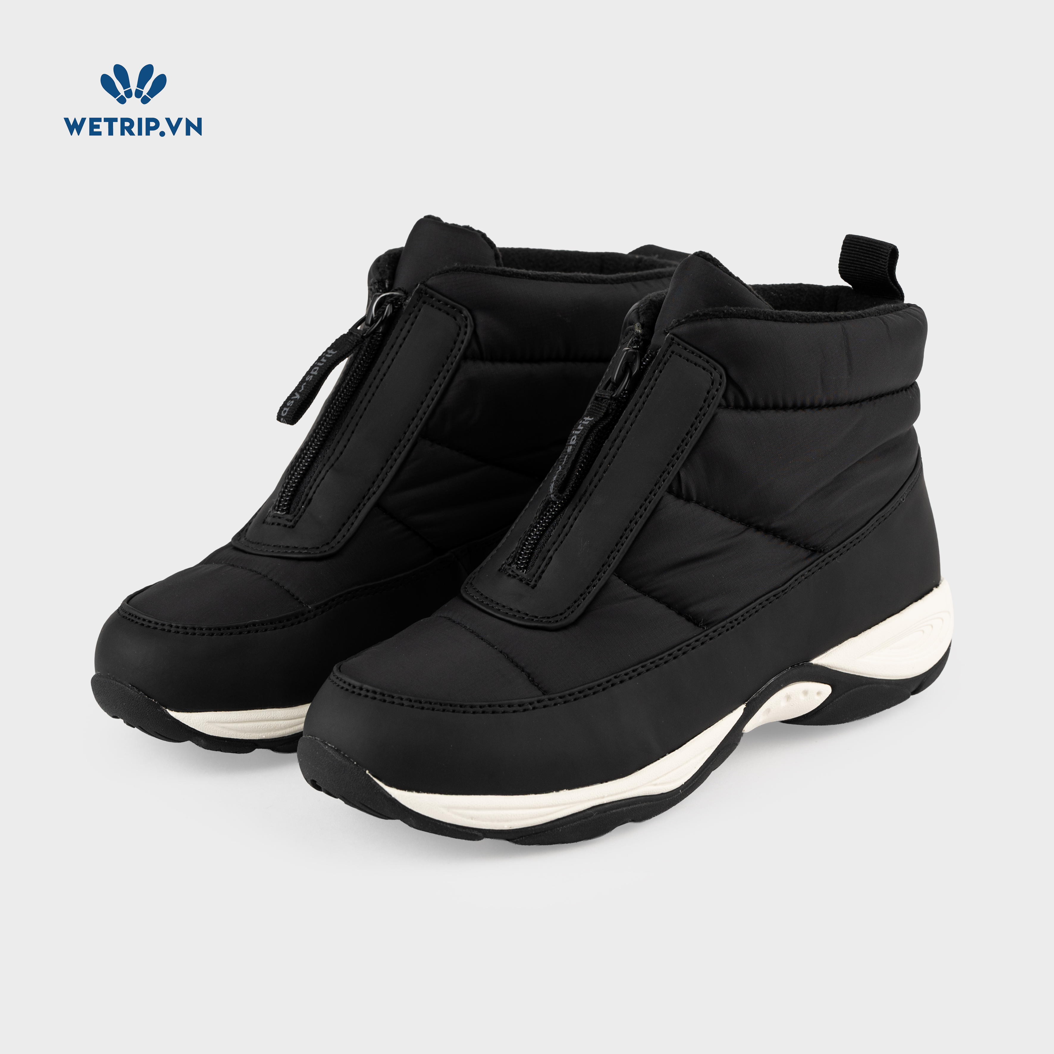 Boots Mắt Cá Đế Bằng We_EasySpirit (Đen) (Unisex) Mã BMC-DB-EAS-002-A