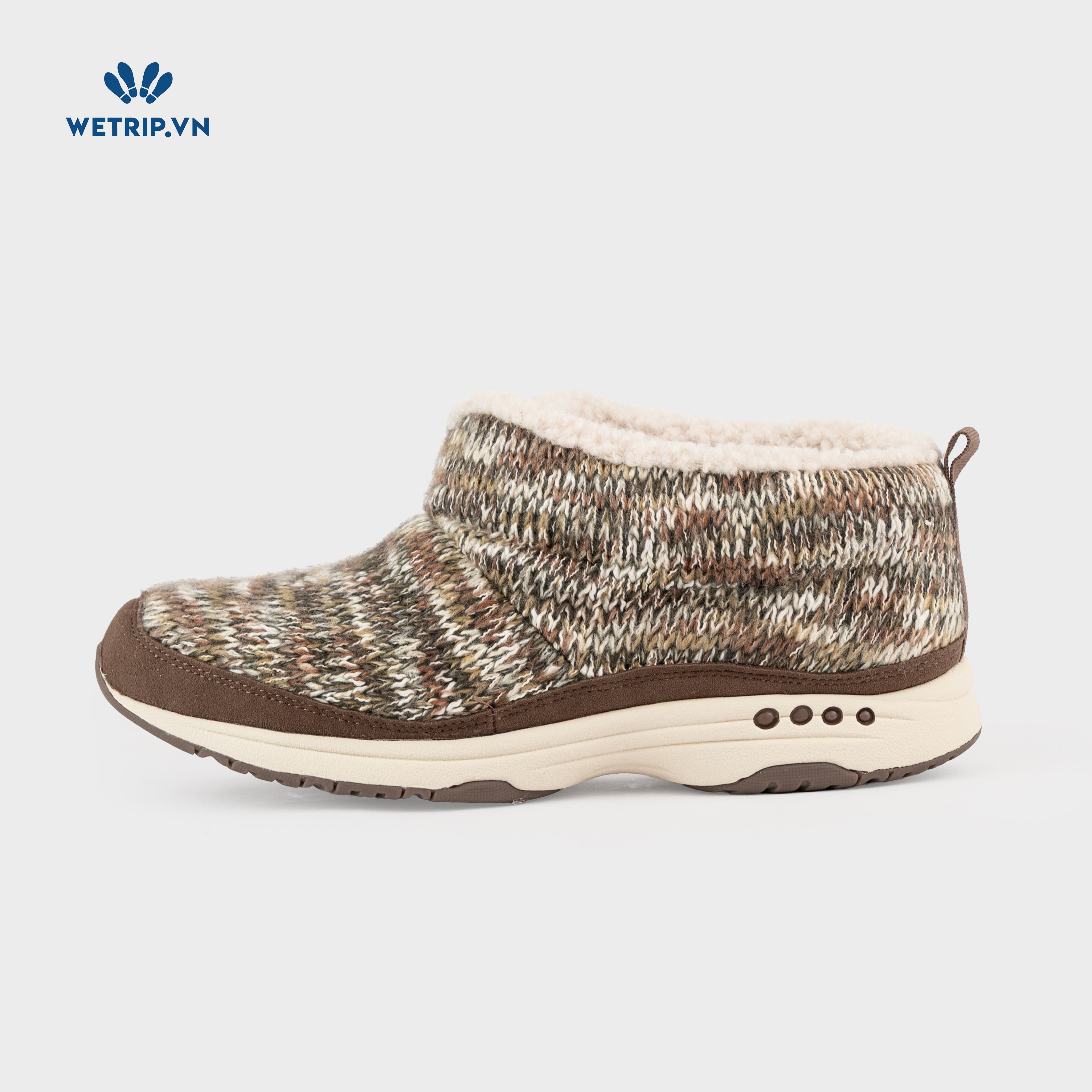 Boots Mắt Cá Đế Bằng We_EasySpirit (Nâu thổ cẩm) Mã BMC-DB-EAS-003-C