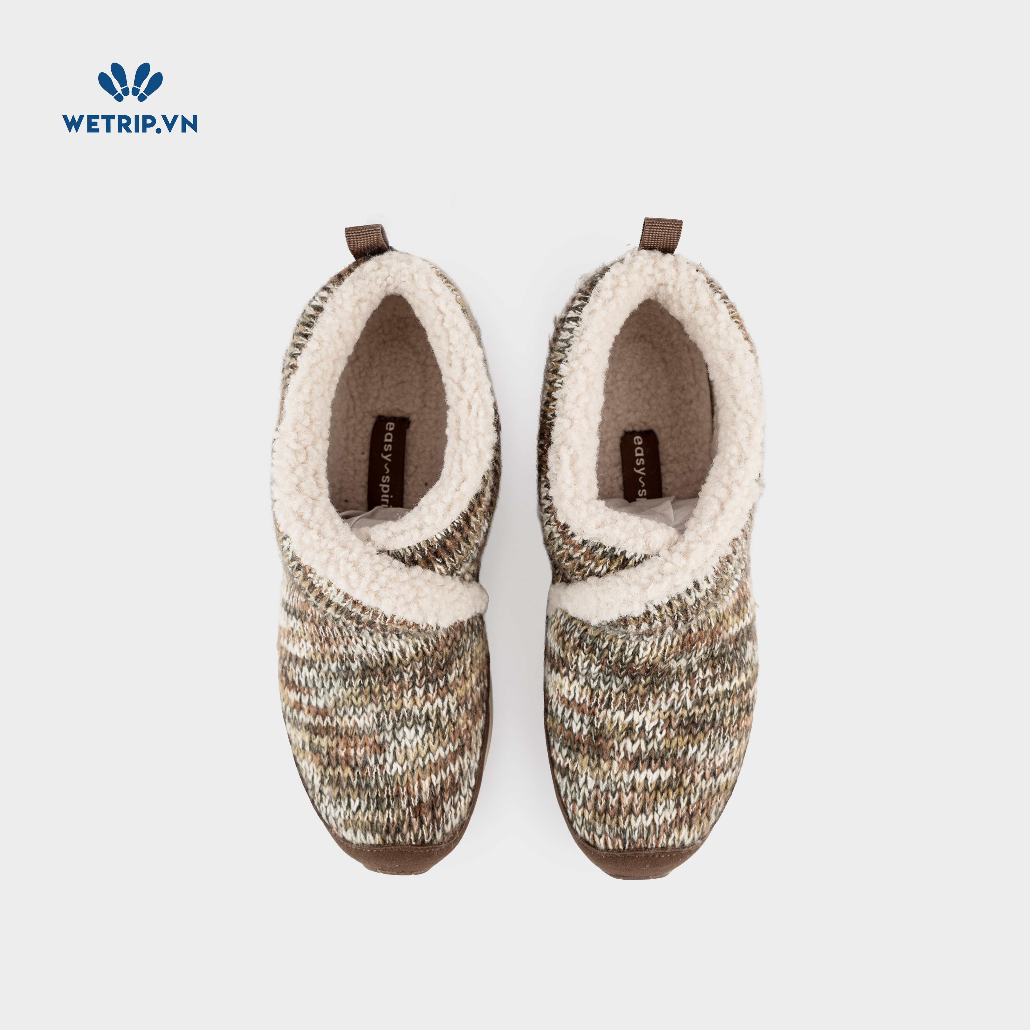 Boots Mắt Cá Đế Bằng We_EasySpirit (Nâu thổ cẩm) Mã BMC-DB-EAS-003-C