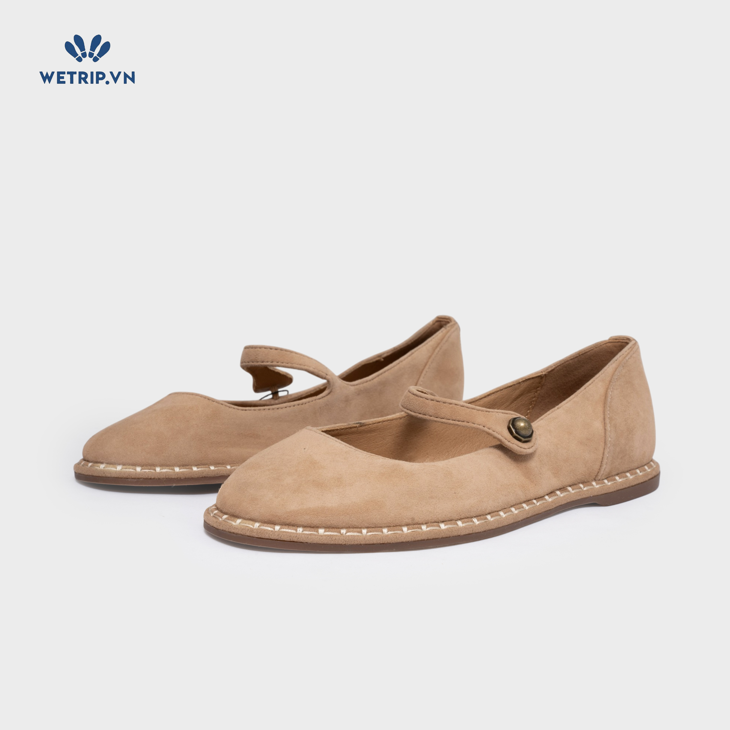 Búp Bê Crown Vintage (da lộn, nâu) Mã BB-CVT-003-B