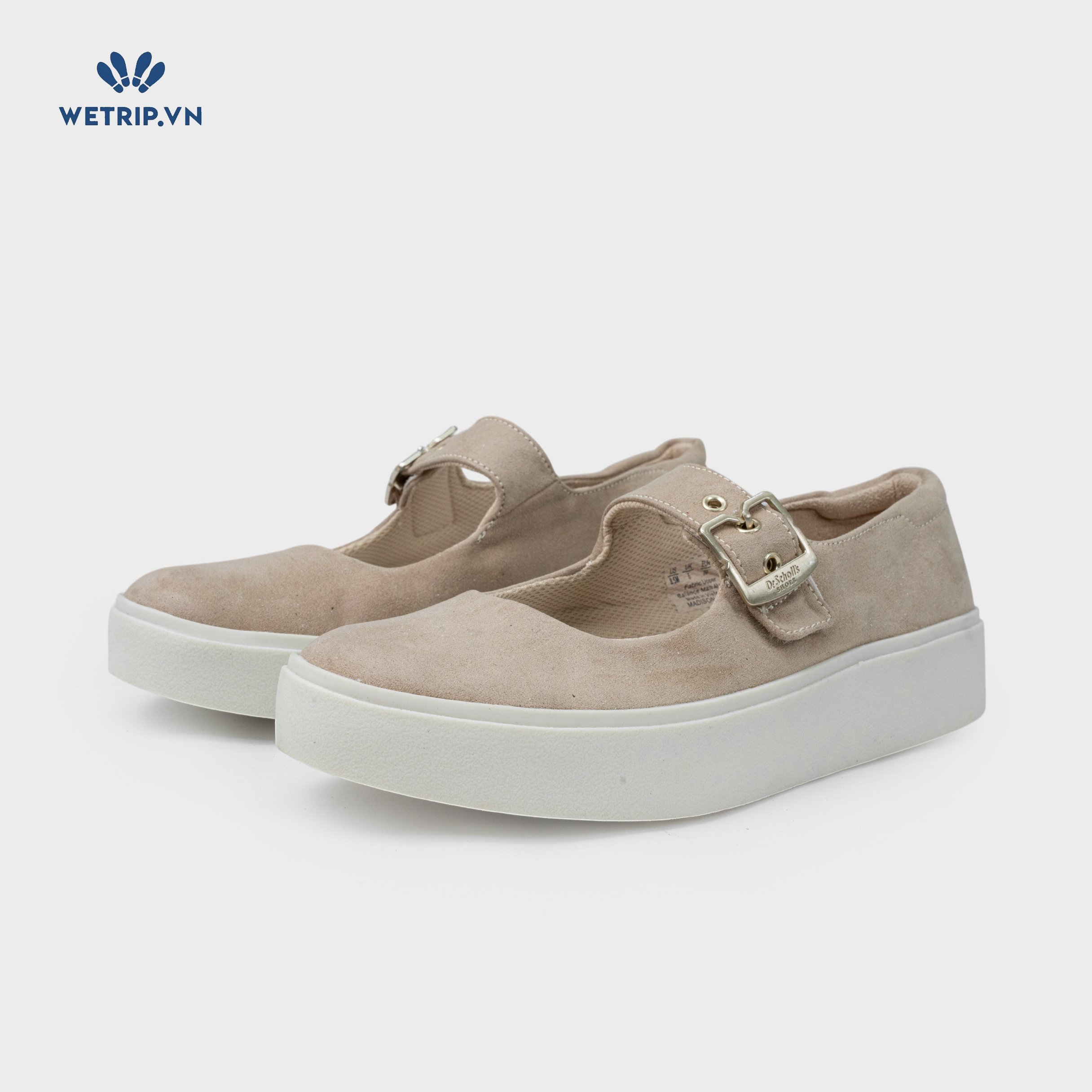 Búp bê We_DrScholls (Vải nâu, quai dán) Mã BB-DRS-010-A