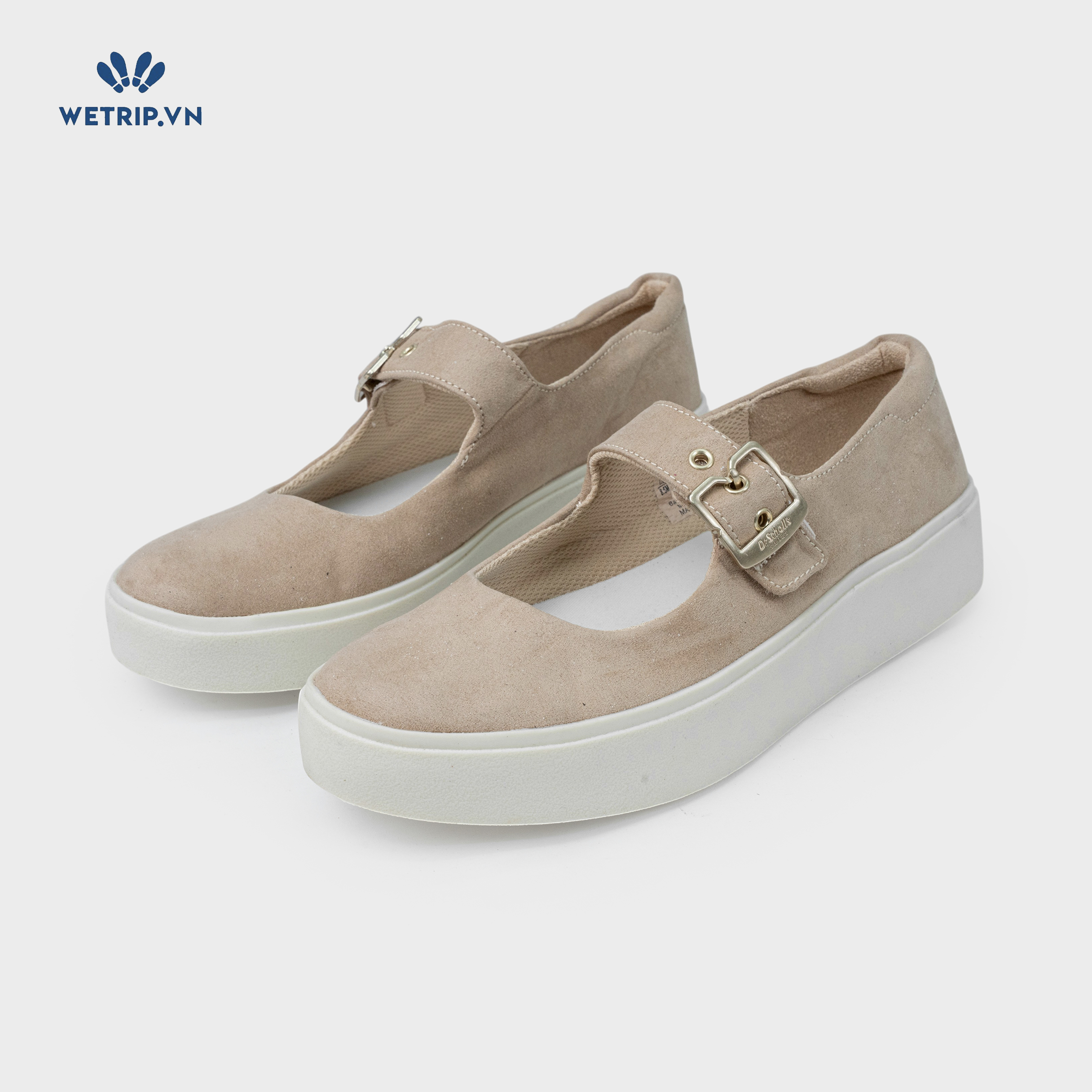 Búp bê We_DrScholls (Vải nâu, quai dán) Mã BB-DRS-010-A