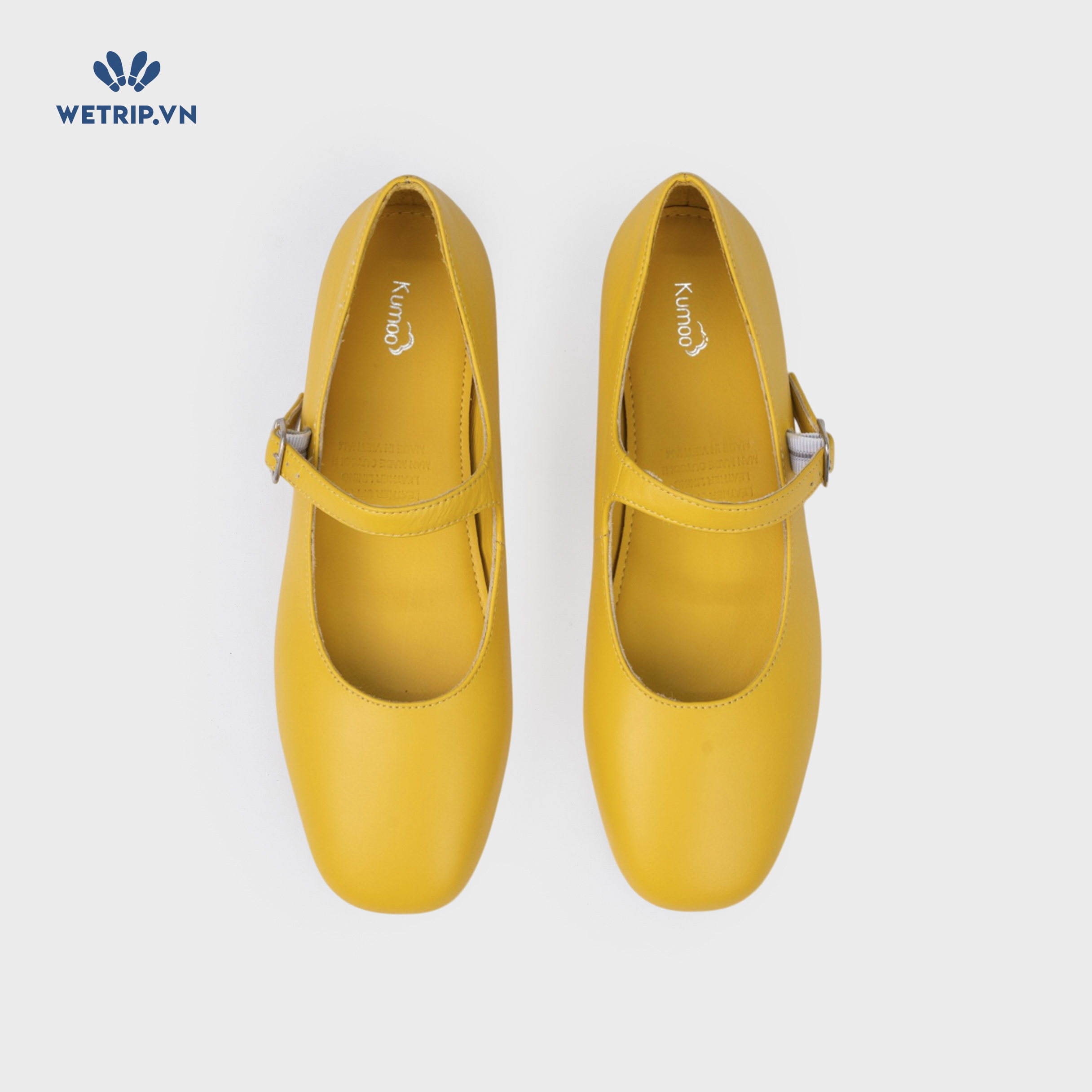 Giày Búp Bê Kumoo Flona Mary Jane Ballet (Vàng) Mã BB-KUMO-005-G