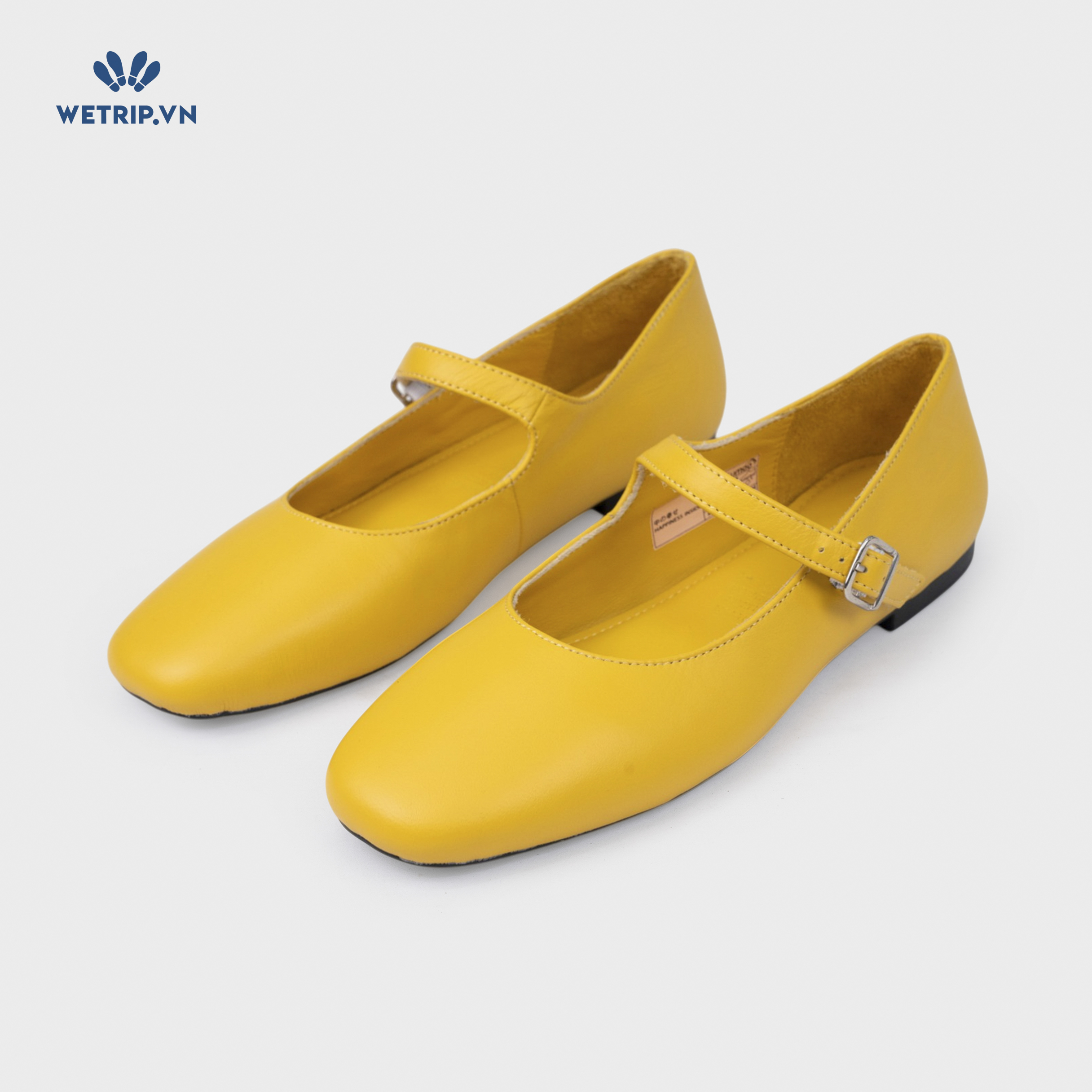 Giày Búp Bê Kumoo Flona Mary Jane Ballet (Vàng) Mã BB-KUMO-005-G