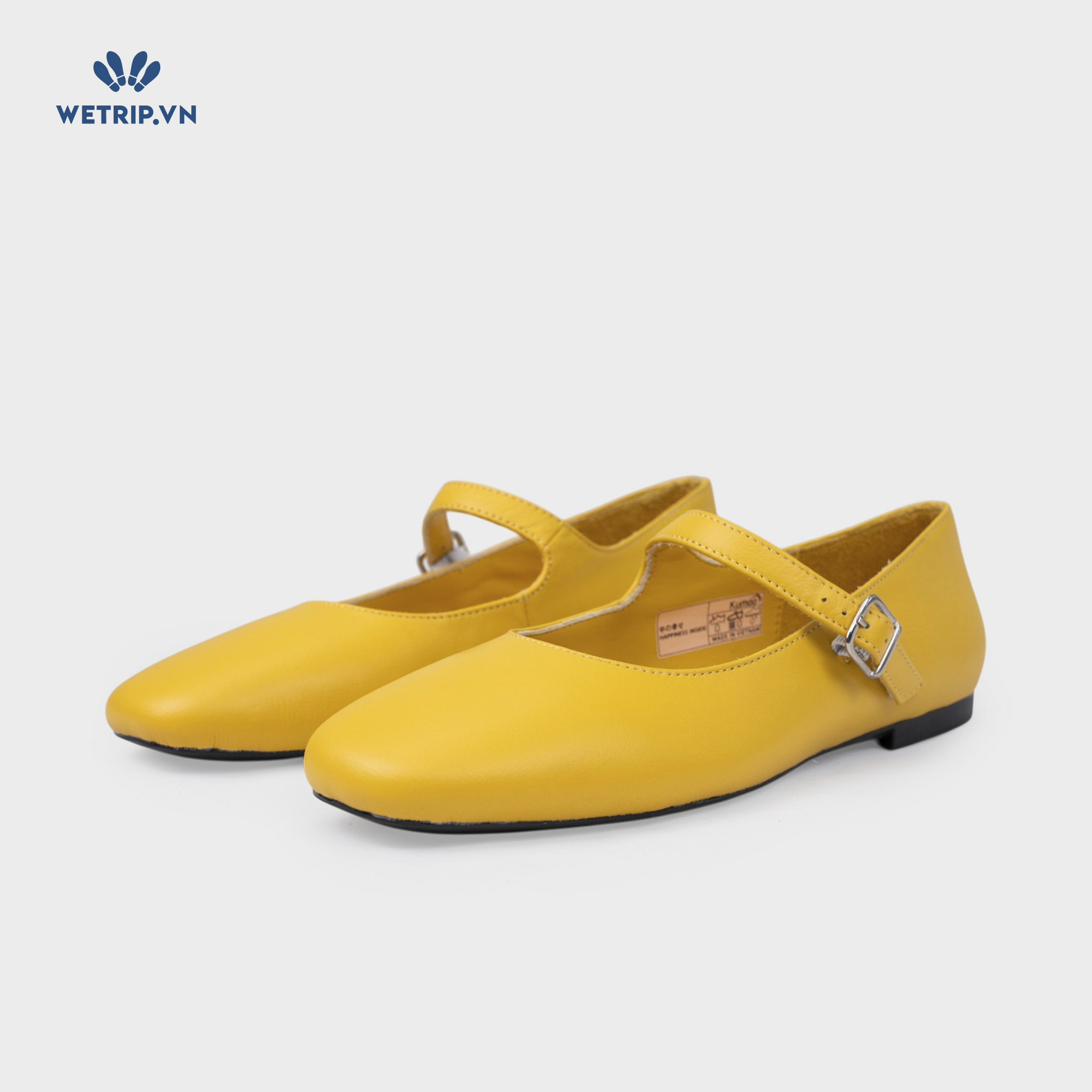 Giày Búp Bê Kumoo Flona Mary Jane Ballet (Vàng) Mã BB-KUMO-005-G