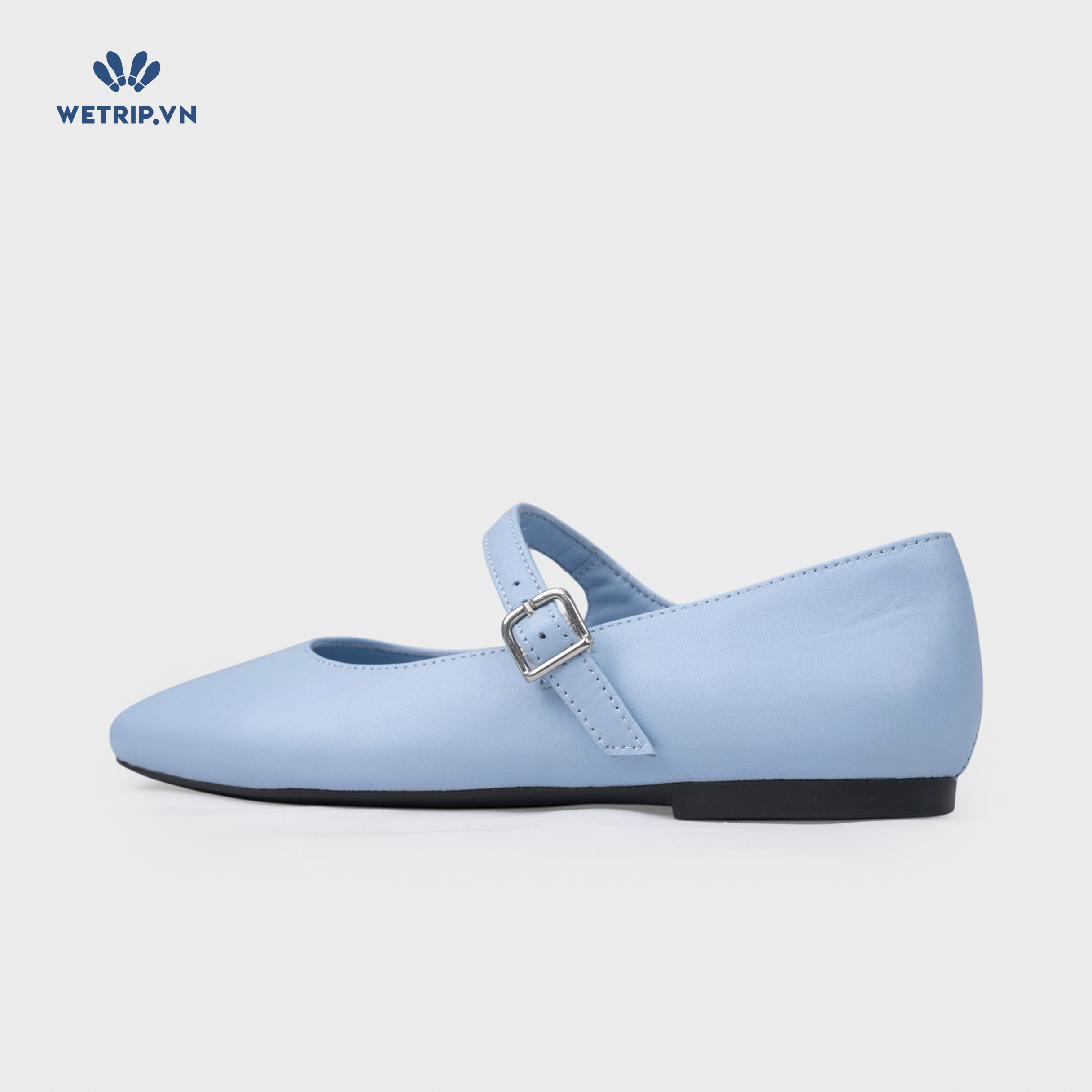 Giày Búp Bê Kumoo Flona Mary Jane Ballet (Xanh da trời) Mã BB-KUMO-005-H