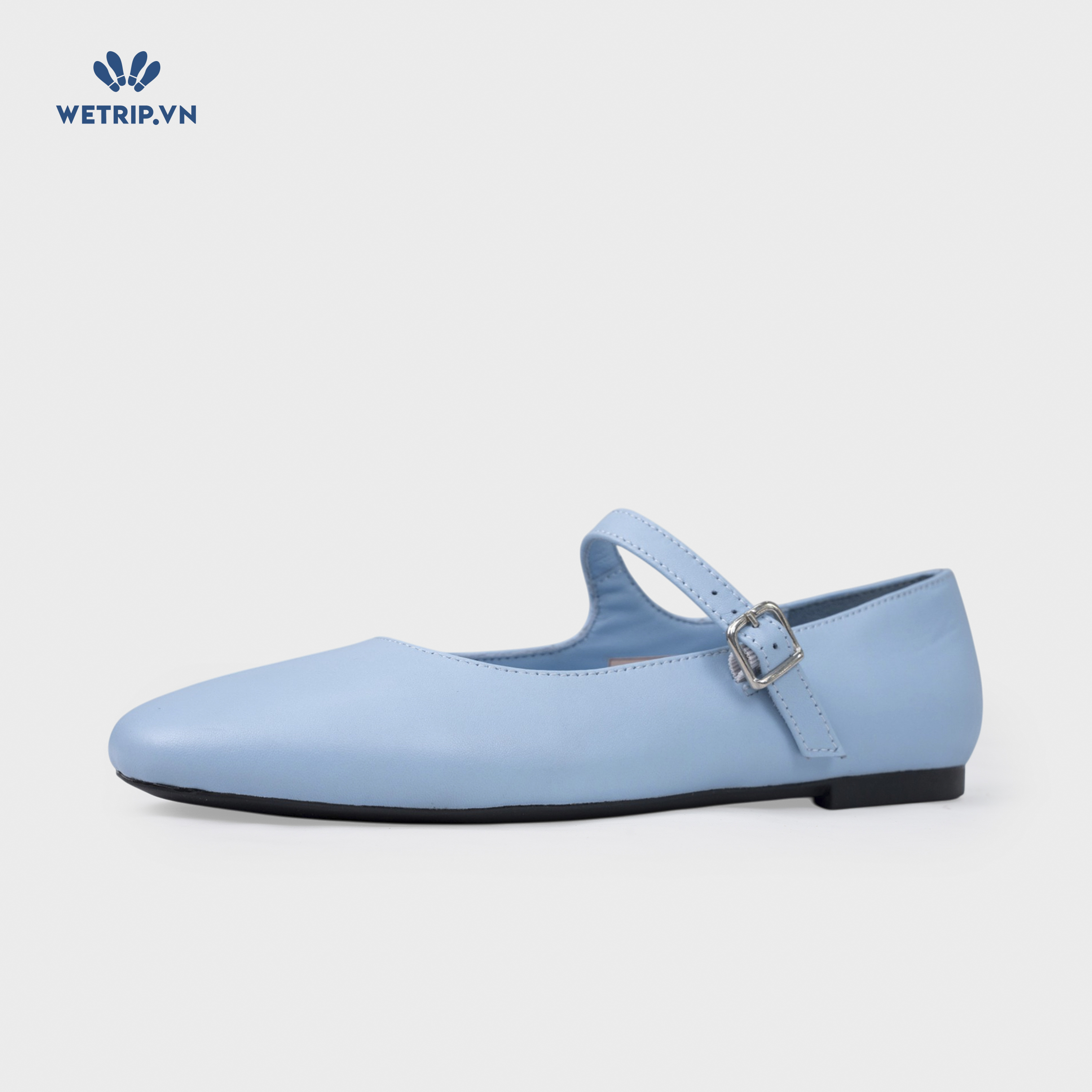 Giày Búp Bê Kumoo Flona Mary Jane Ballet (Xanh da trời) Mã BB-KUMO-005-H