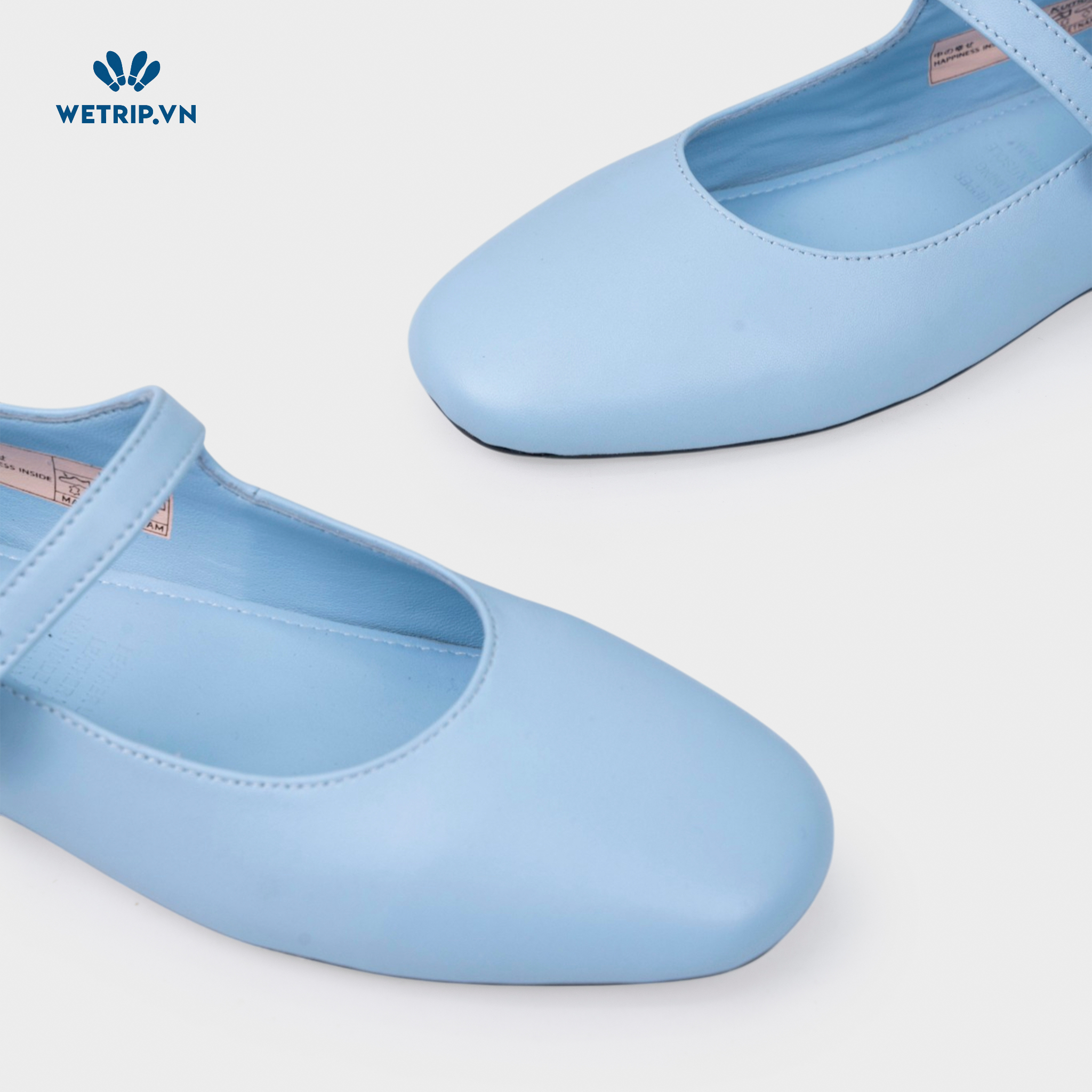 Giày Búp Bê Kumoo Flona Mary Jane Ballet (Xanh da trời) Mã BB-KUMO-005-H