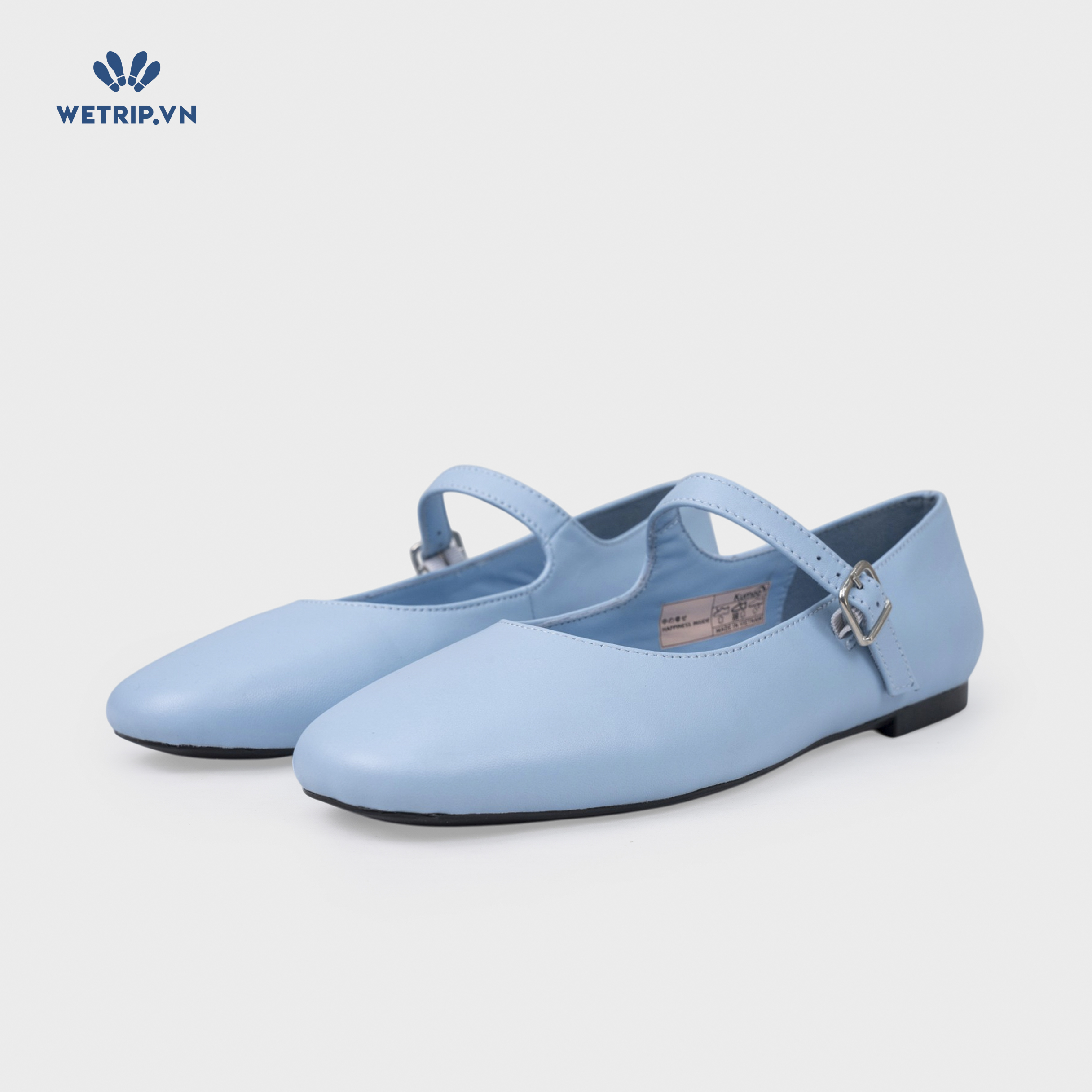Giày Búp Bê Kumoo Flona Mary Jane Ballet (Xanh da trời) Mã BB-KUMO-005-H
