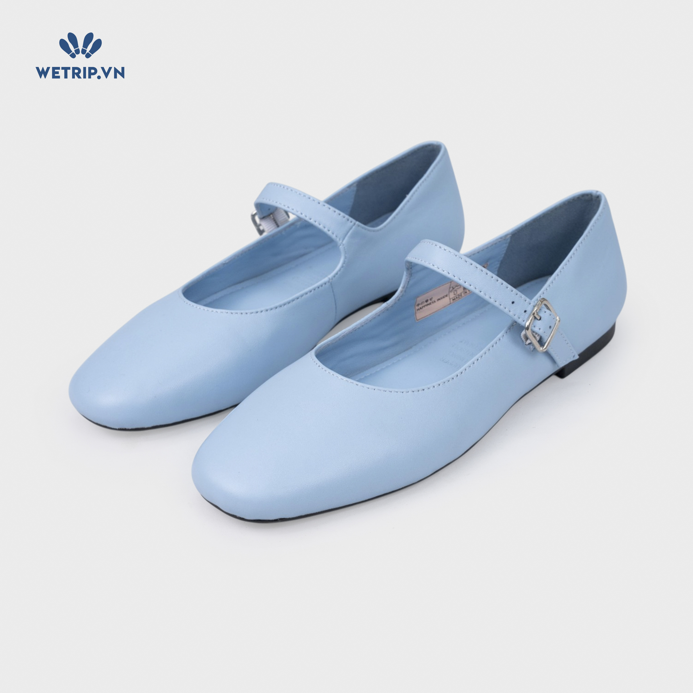 Giày Búp Bê Kumoo Flona Mary Jane Ballet (Xanh da trời) Mã BB-KUMO-005-H