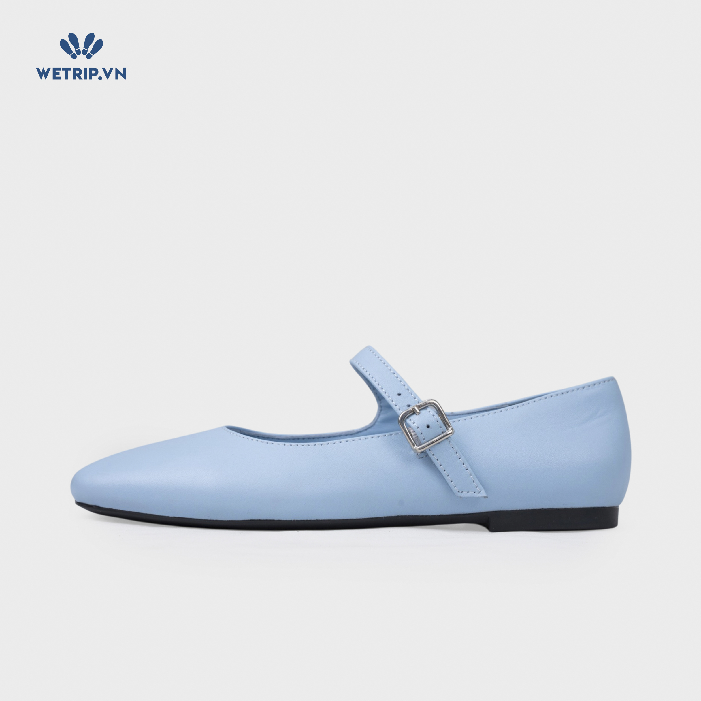 Giày Búp Bê Kumoo Flona Mary Jane Ballet (Xanh da trời) Mã BB-KUMO-005-H