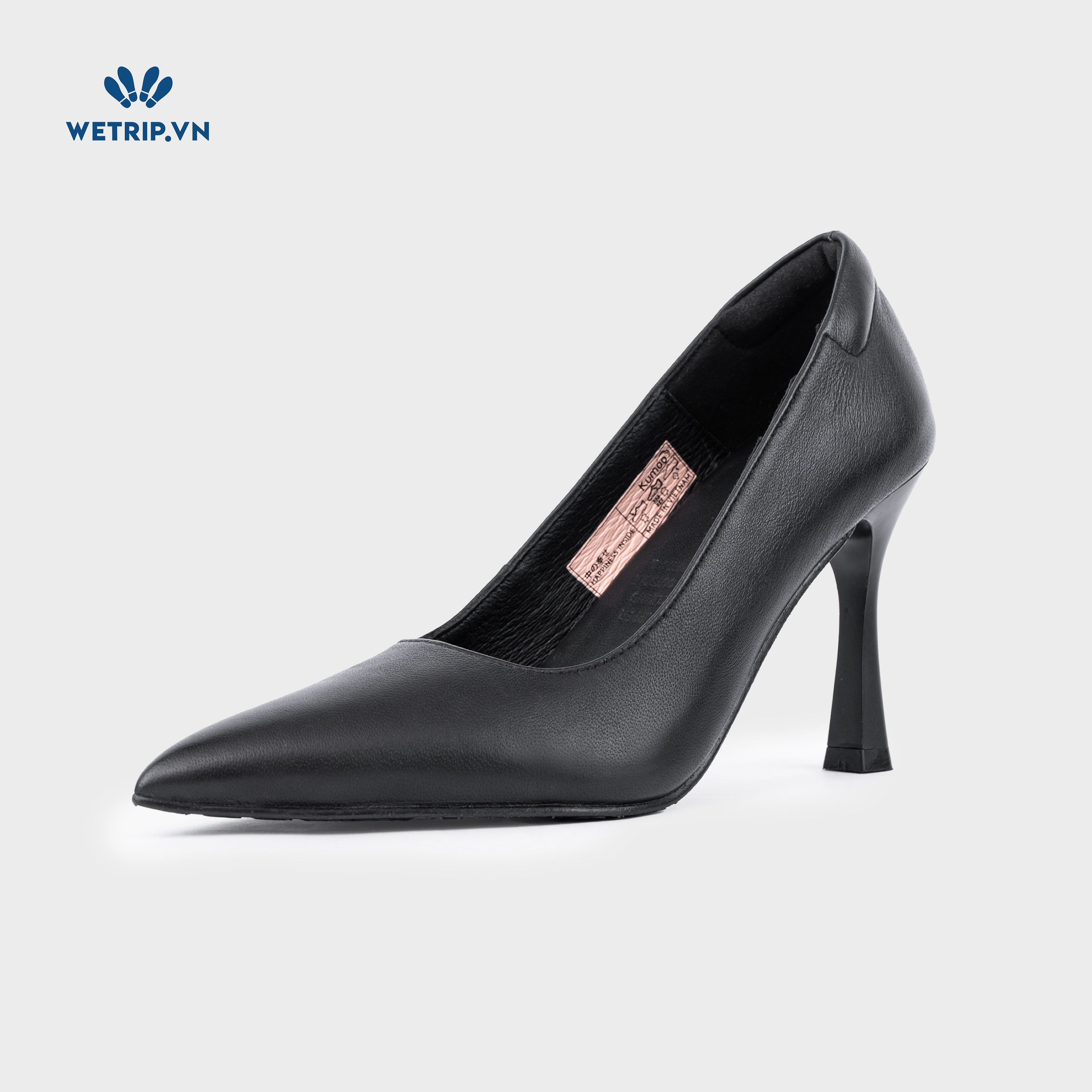 Giày Cao Gót KUMOO Mika (Đen) 9cm Mã GCG-KUMO-027-A
