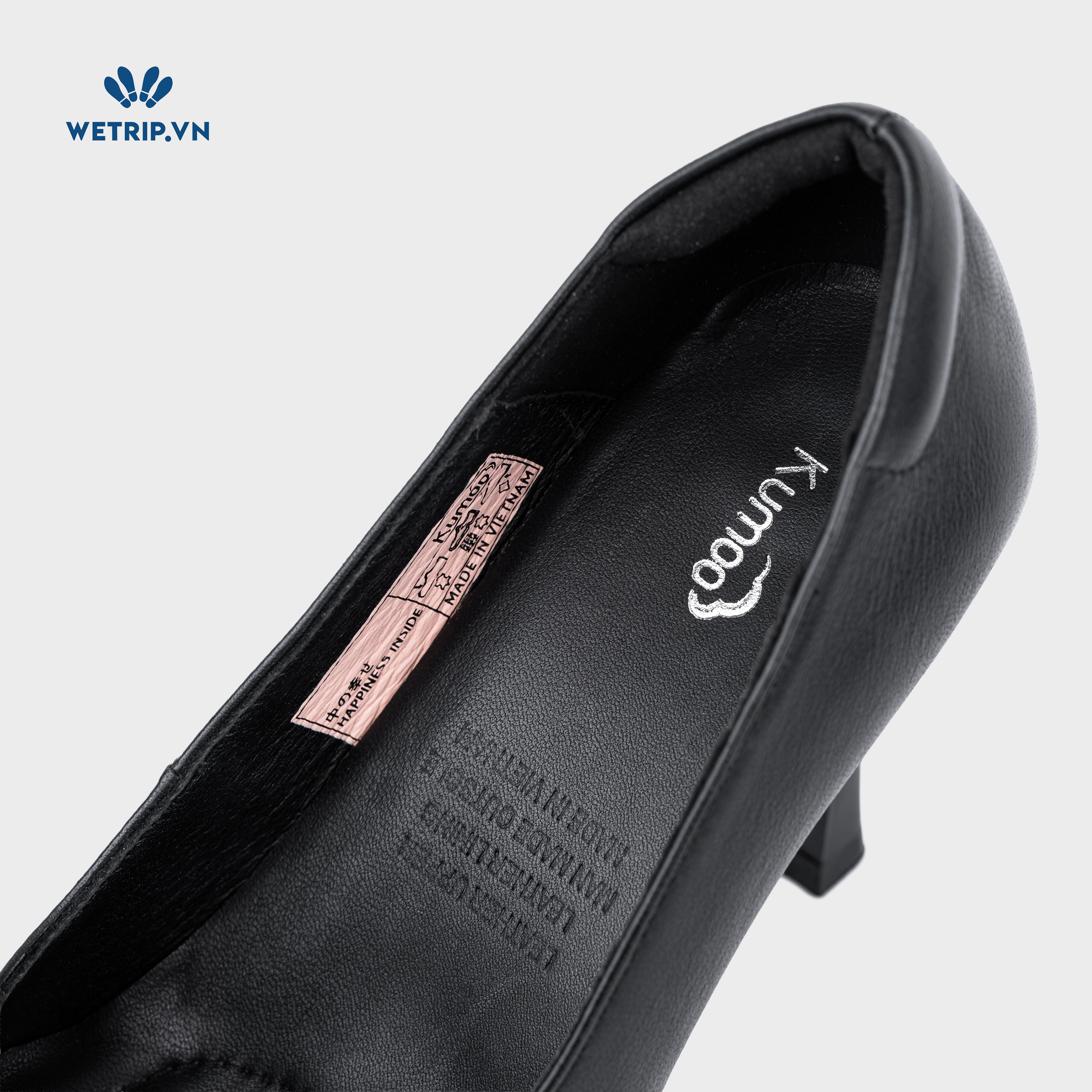 Giày Cao Gót KUMOO Mika (Đen) 9cm Mã GCG-KUMO-027-A