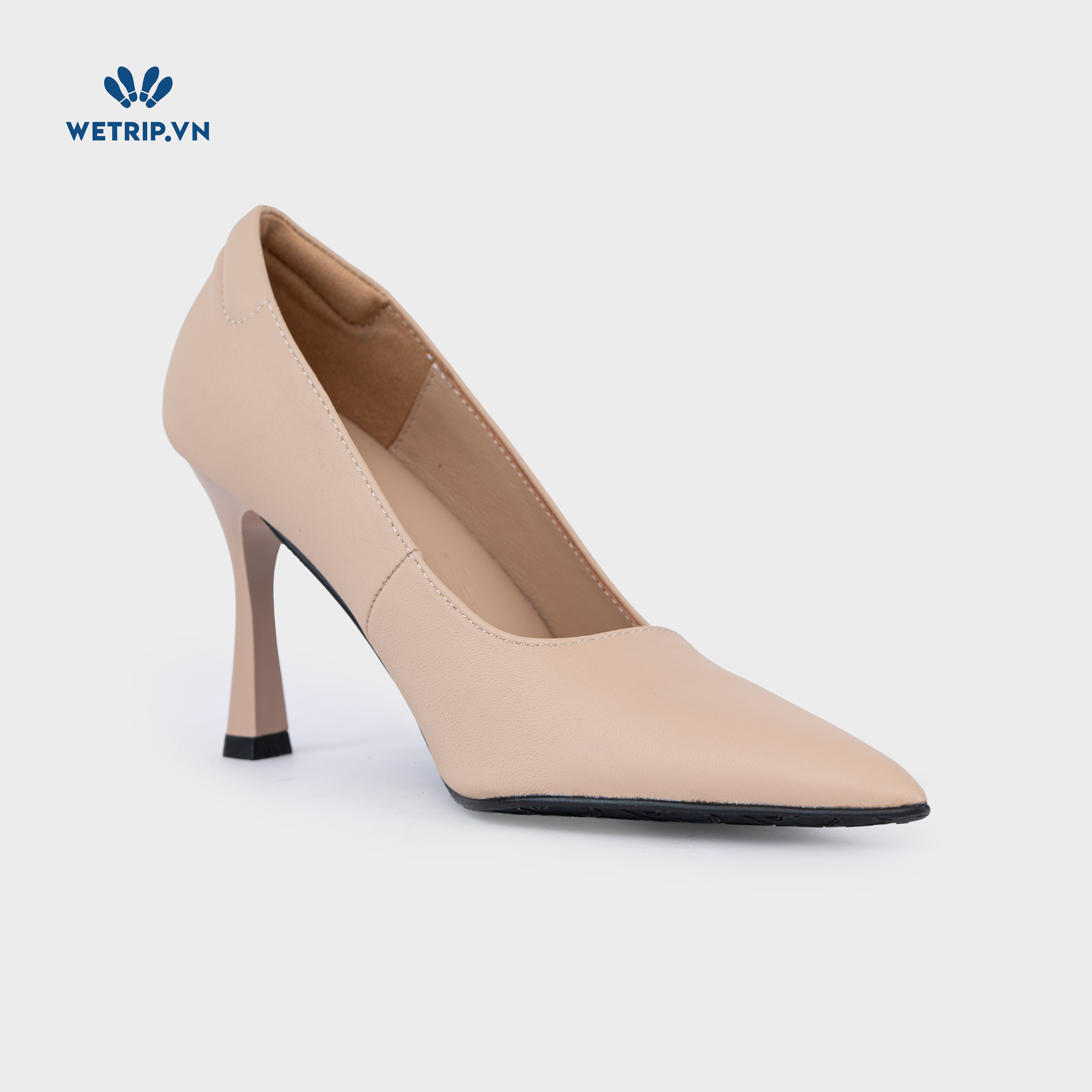 Giày Cao Gót KUMOO Mika (Màu be) 9cm Mã GCG-KUMO-027-D