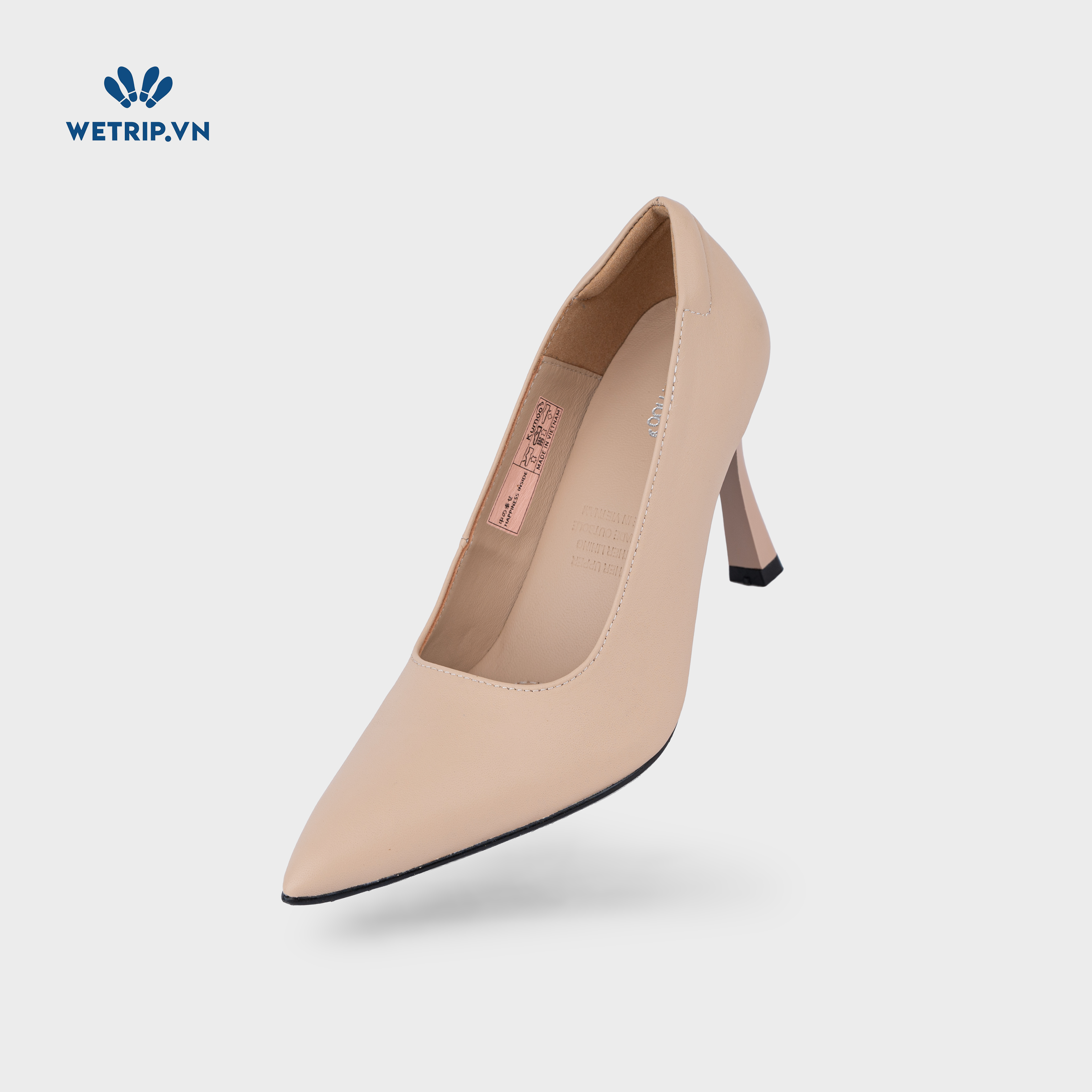 Giày Cao Gót KUMOO Mika (Màu be) 9cm Mã GCG-KUMO-027-D