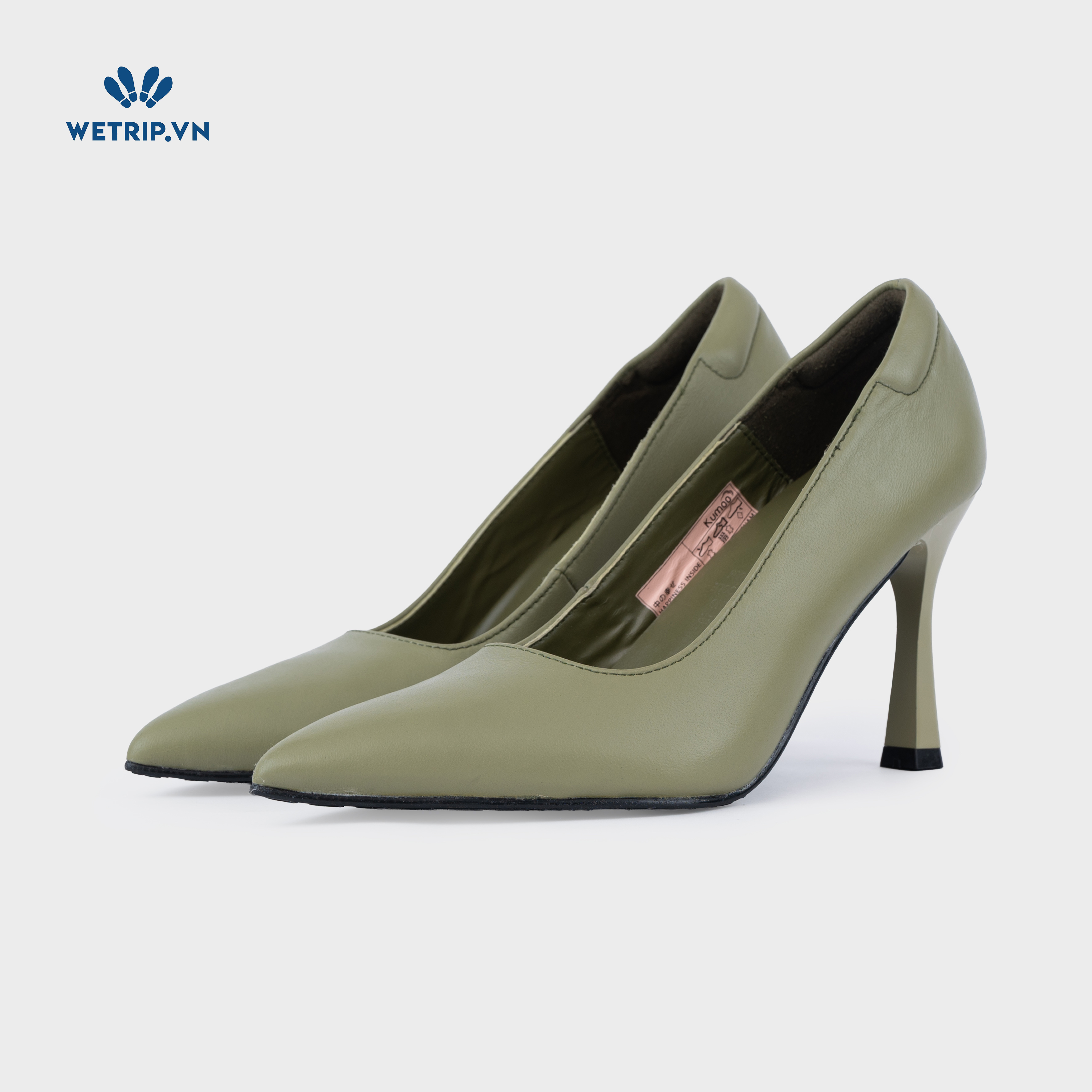 Giày Cao Gót KUMOO Mika (Xanh) 9cm Mã GCG-KUMO-027-C