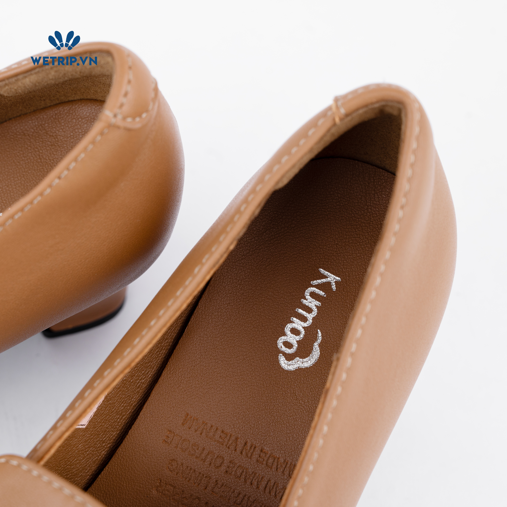 Giày Cao Gót KUMOO SENA HEELS (Nâu) Mã GCG-KUMO-024-B